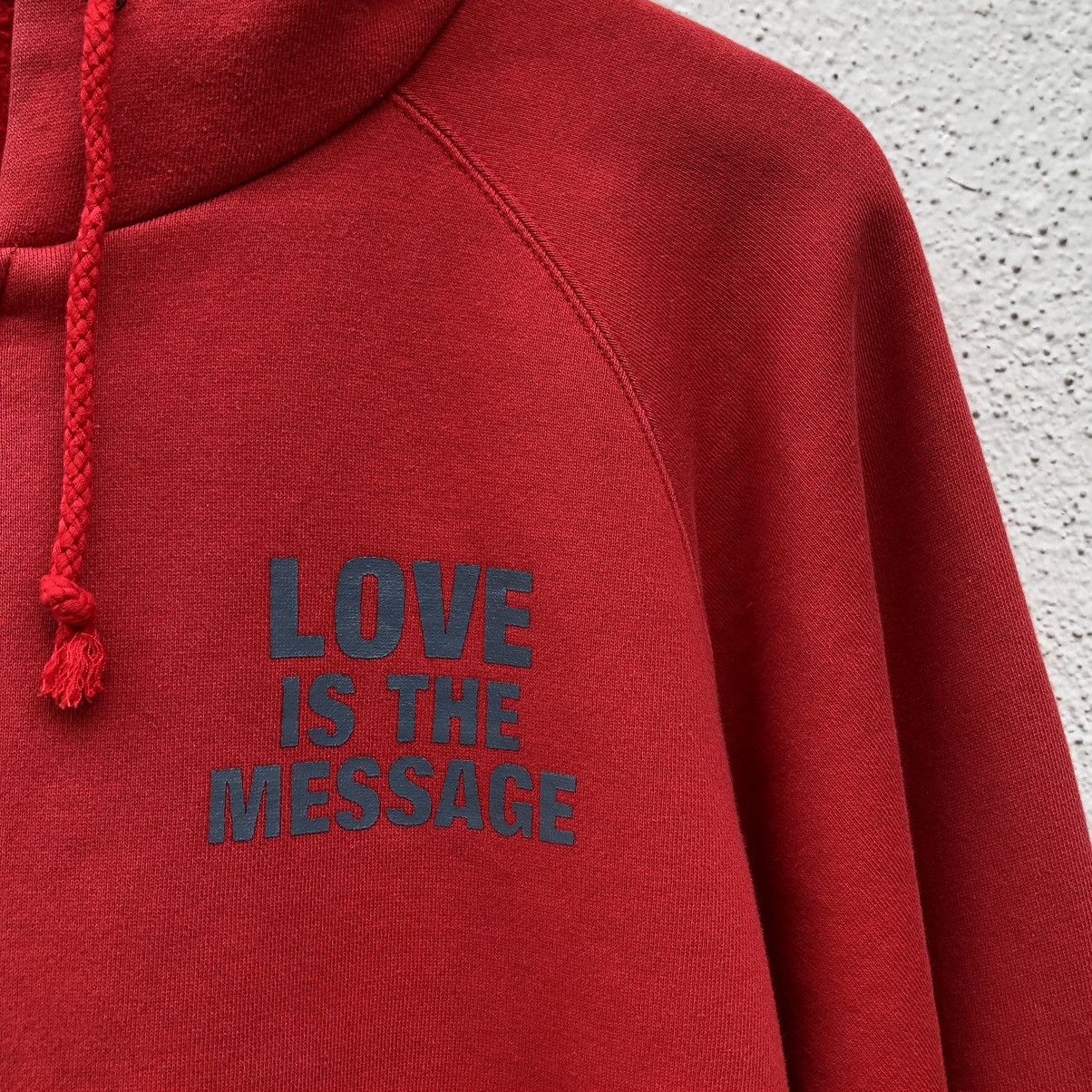 Super Lovers Super Lovers "Love Is The Message" Zip Up Hooded Sweatshirt Size US S / EU 44-46 / 1 - 4 Thumbnail