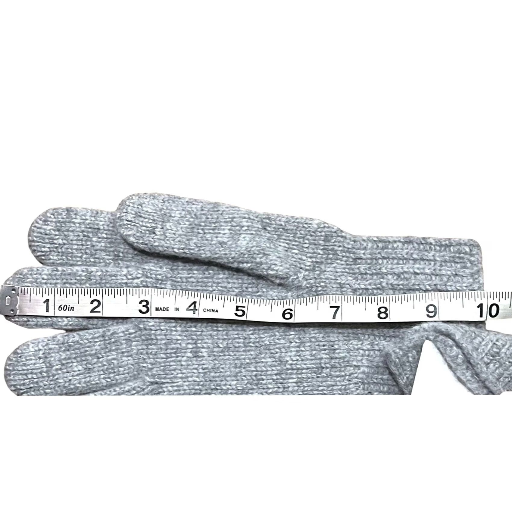 Montbell VINTAGE Mont-Bell Gloves Wool Knit Gray Adult Size Medium NEW Size ONE SIZE - 7 Thumbnail