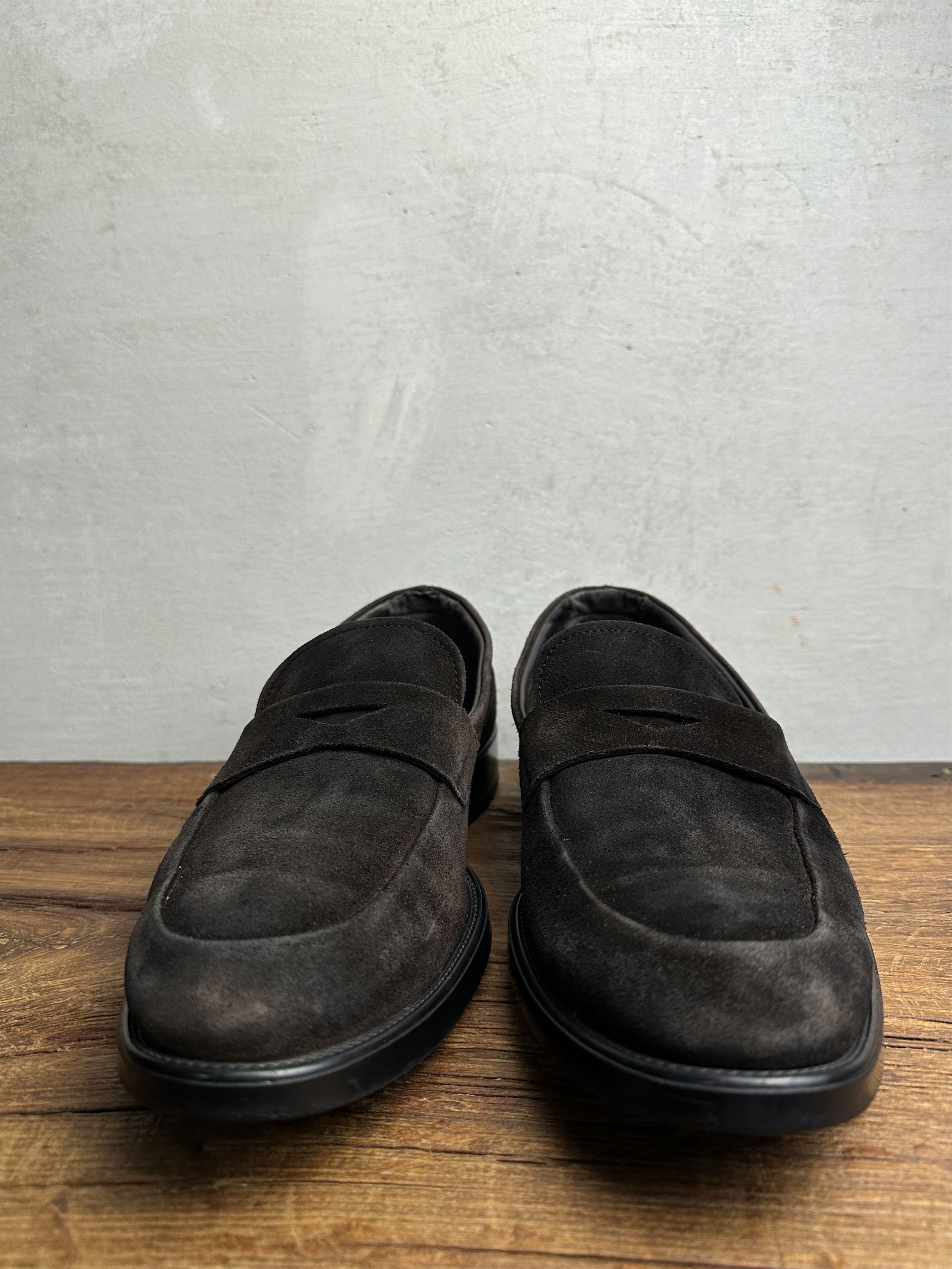 Tod's Tod's Formal Brown Suede Loafers Size US 11 / EU 44 - 11 Thumbnail