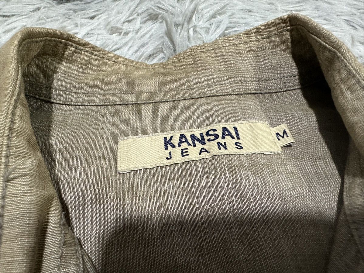 Kansai Yamamoto 🔥Vintage Kansai Jeans Double Pockets Shirt Size US L / EU 52-54 / 3 - 3 Thumbnail