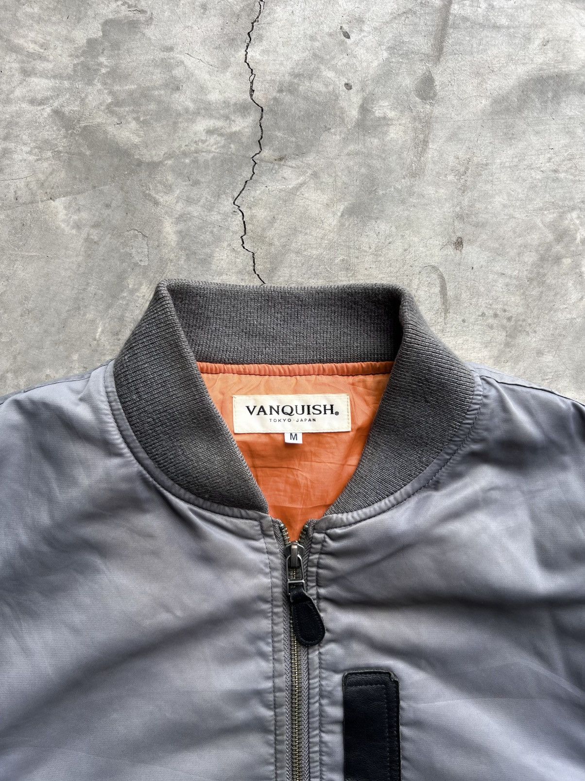 Japanese Brand Vanquish Tokyo Japan Flight Master Bomber Jacket Size US S / EU 44-46 / 1 - 2 Thumbnail