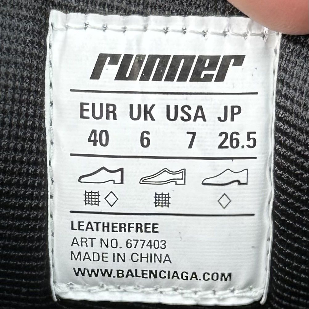 Balenciaga Balenciaga Runner Blue/Red/Grey Size US 7.5 / EU 40-41 - 7 Thumbnail