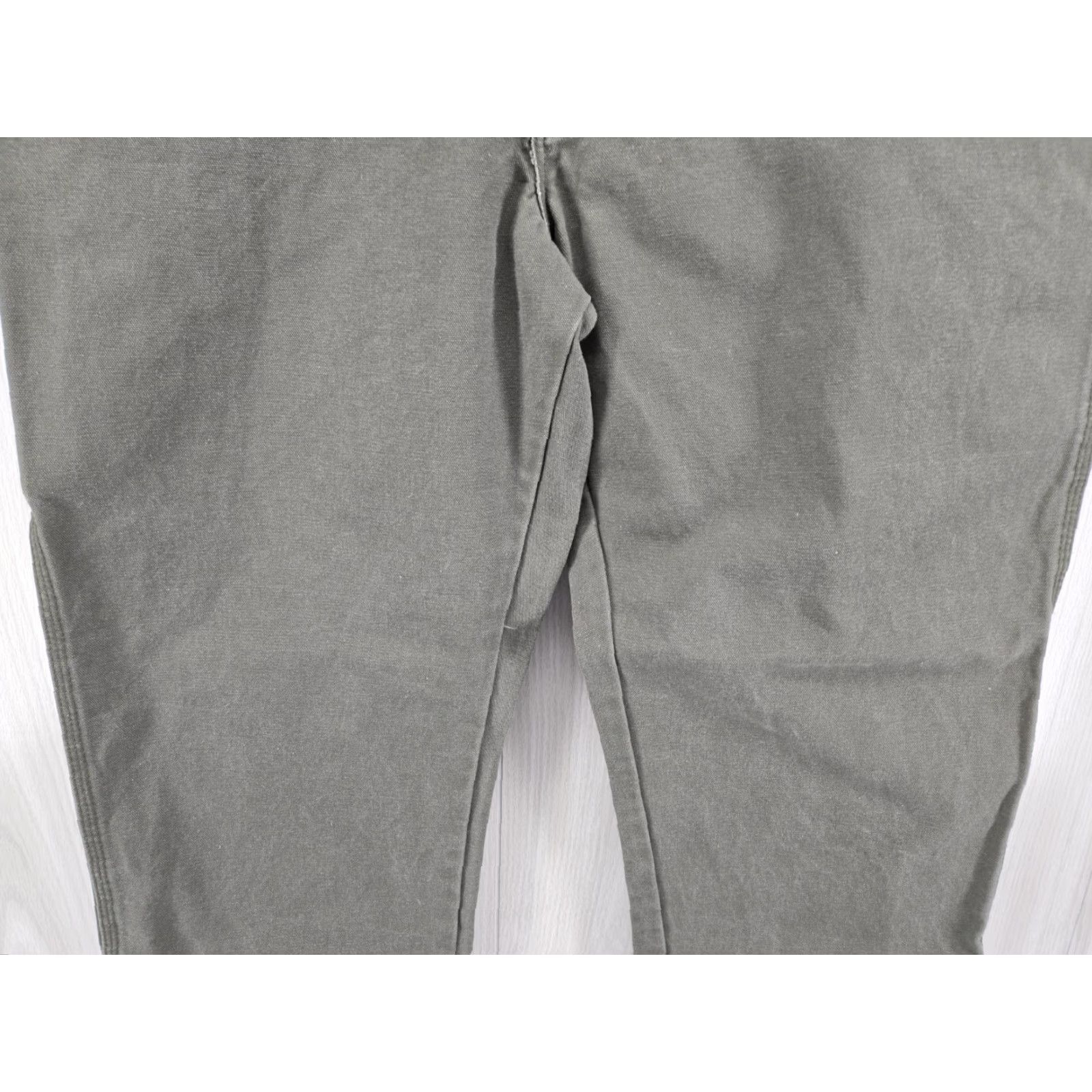 Dickies Dickies Mens Pants Duck Canvas Utility Carpenter Jeans Moss Green 40x32 Mens Straight Leg Relaxed Fit Workwear Casual Size US 40 / EU 56 - 4 Thumbnail