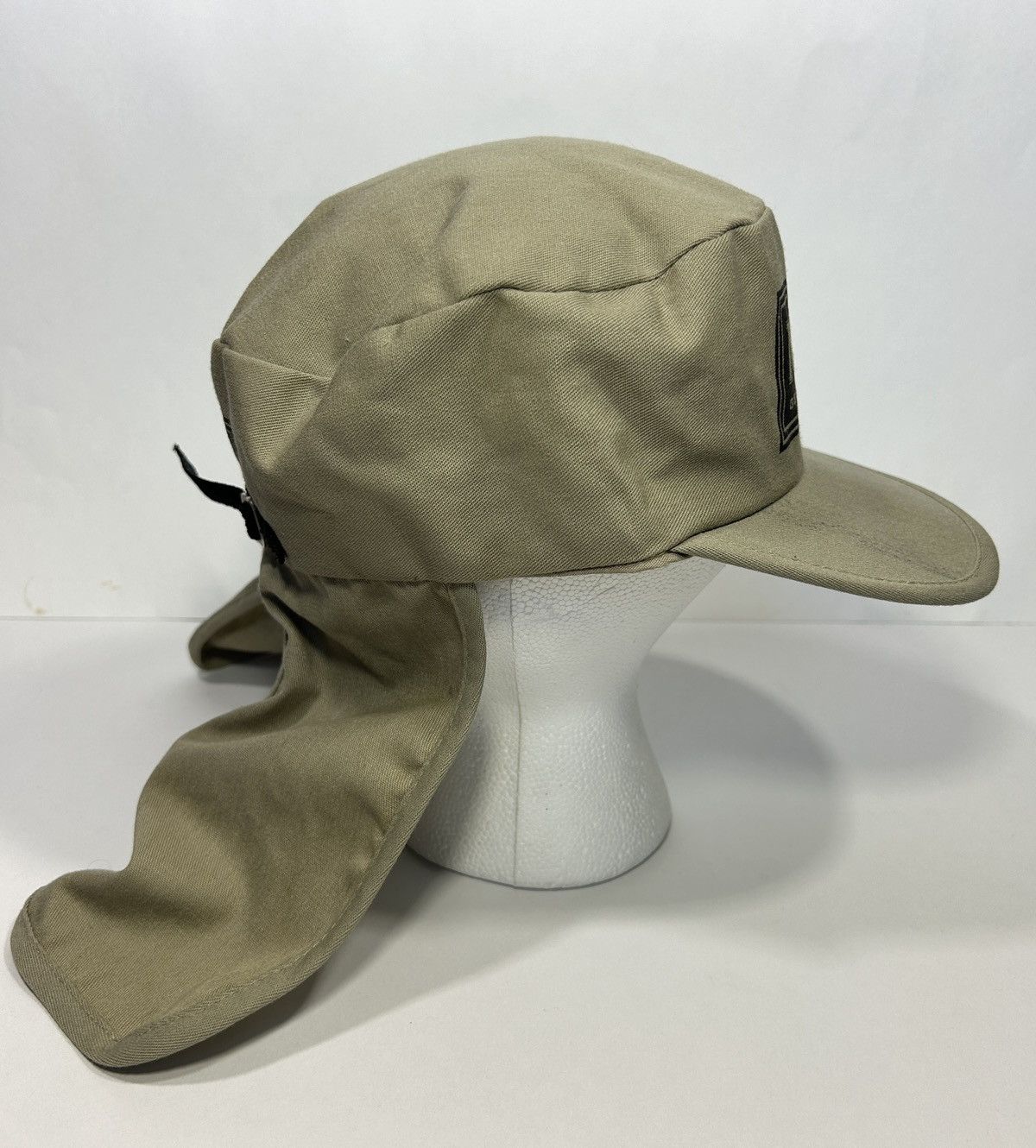 Vintage Vintage Miller Lite Tan Ear Flap Hat Size: One Size Size ONE SIZE - 2 Thumbnail