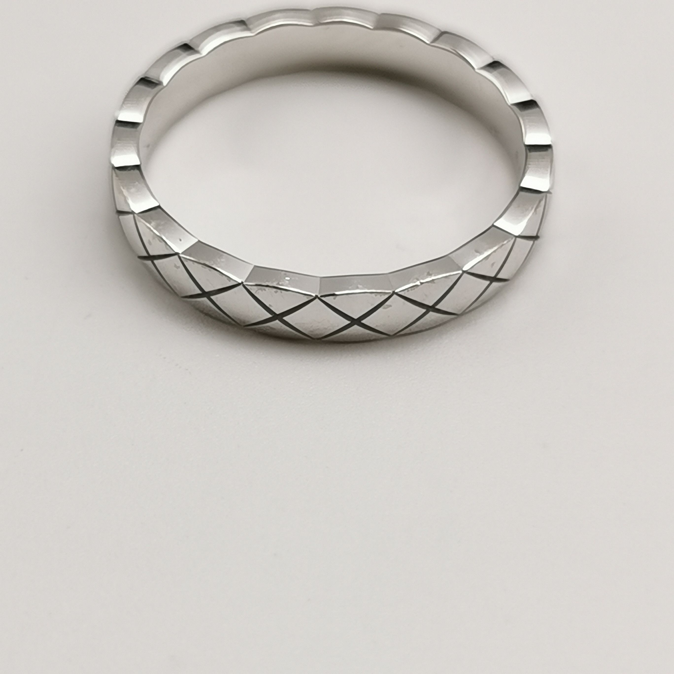 Chanel Chanel Coco Crush 18K White Gold Couple Ring Size 16 Size 2 Size ONE SIZE - 8 Thumbnail