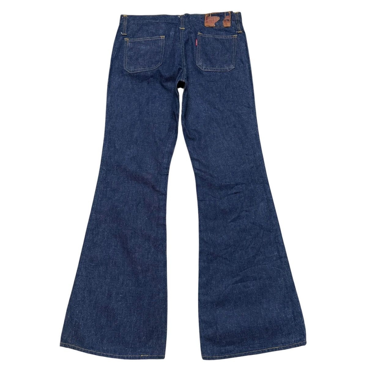 Edwin Deadstock Late 70s Edwin Denim Bell Bottom Jeans Size US 33 - 2 Thumbnail