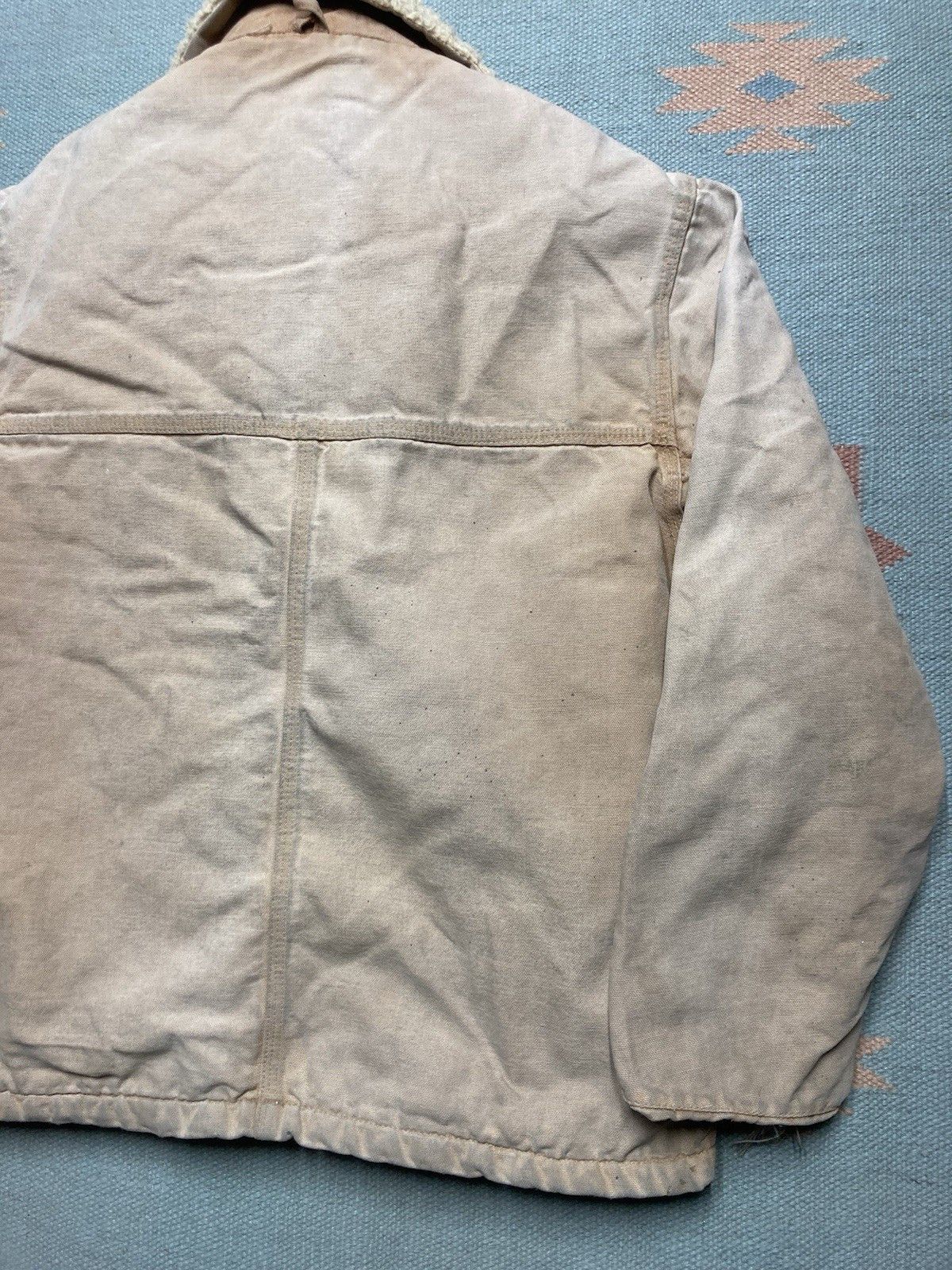 Carhartt × Vintage 70s carhartt jacket sherpa western ranch barn coat canvas L Size US L / EU 52-54 / 3 - 7 Thumbnail