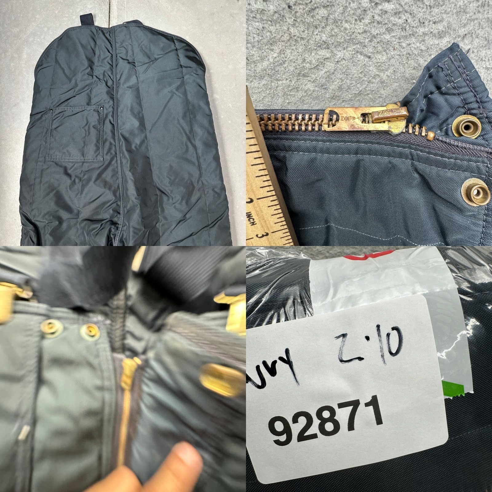 Refrigiwear VINTAGE RefrigiWear 345 Bib Overalls Mens Medium Navy Nylon Quilted Insulated Overalls Mens Medium Navy Size US 31 - 9 Thumbnail
