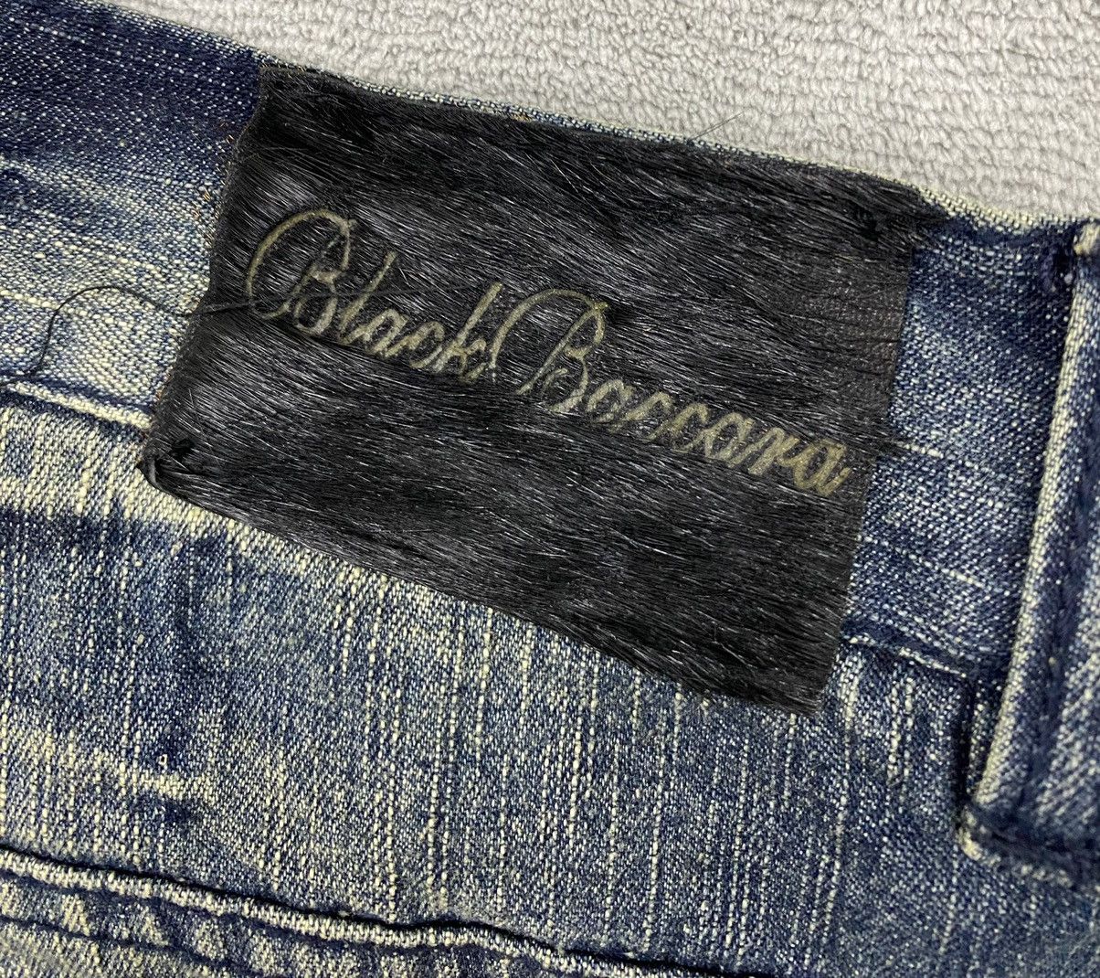 Japanese Brand Black Baccara Distressed Bondage Denim Flared Size US 35 - 9 Thumbnail