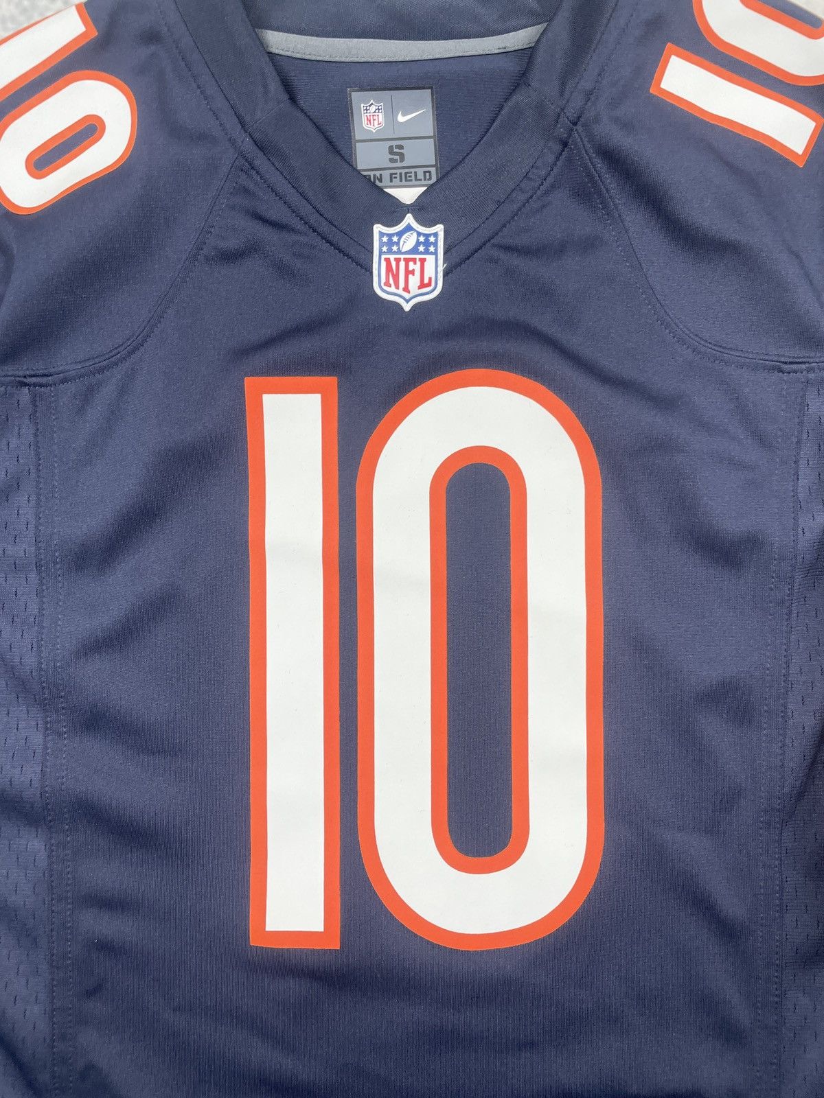 Nike Nike S Chicago Bears #10 Mitch Trubisky NFL Jersey drip Size US S / EU 44-46 / 1 - 10 Thumbnail