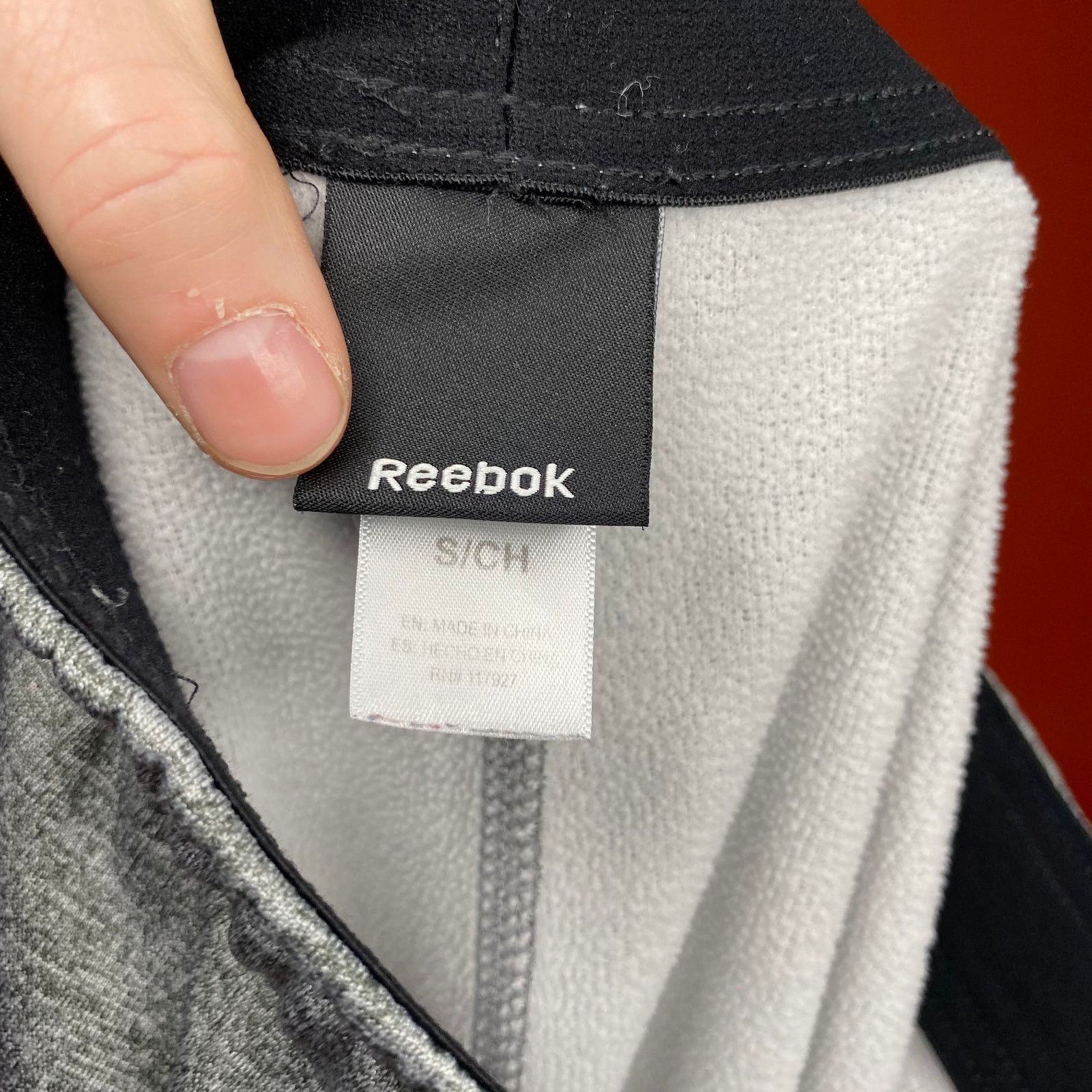 Reebok Vintage Y2K Reebok Sweatpants Mens S Grey Cotton Neon Green Size US 28 / EU 44 - 4 Thumbnail