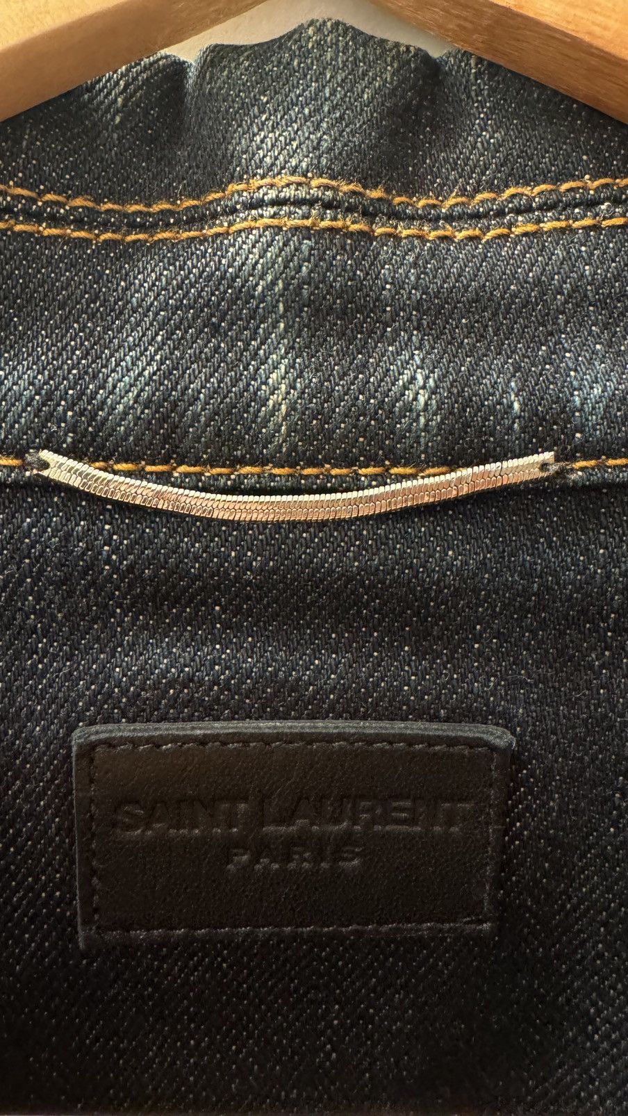 Saint Laurent Paris Saint Laurent Paris Denim Trucker Jacket size 50 Size US M / EU 48-50 / 2 - 8 Thumbnail