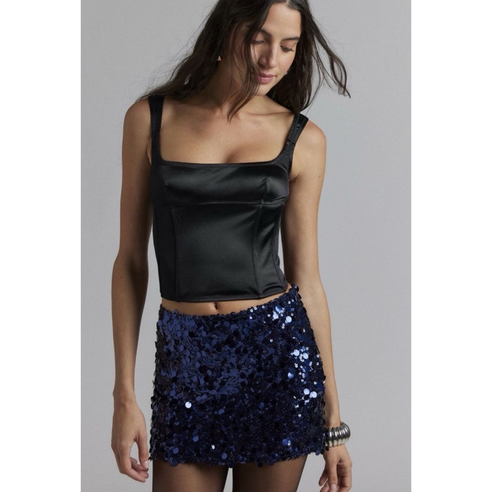 Urban Outfitters Urban Outfitters Out From Under Pillowtalk Satin Corset M Size M / US 6-8 / IT 42-44 - 14 Thumbnail