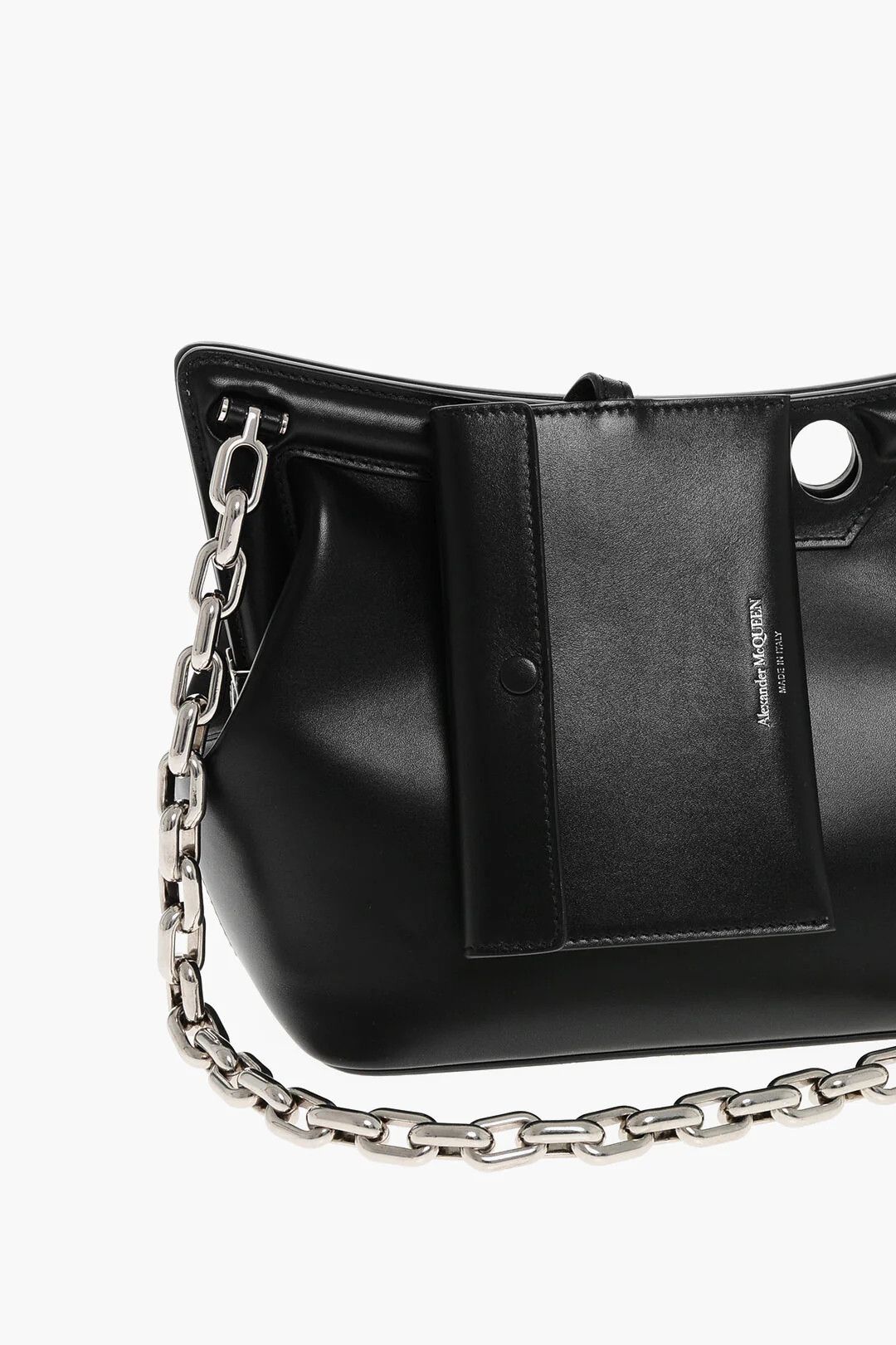 Alexander McQueen og1mm0426 Size: OS / Leather Shoulder Bag in Black Size ONE SIZE - 4 Thumbnail