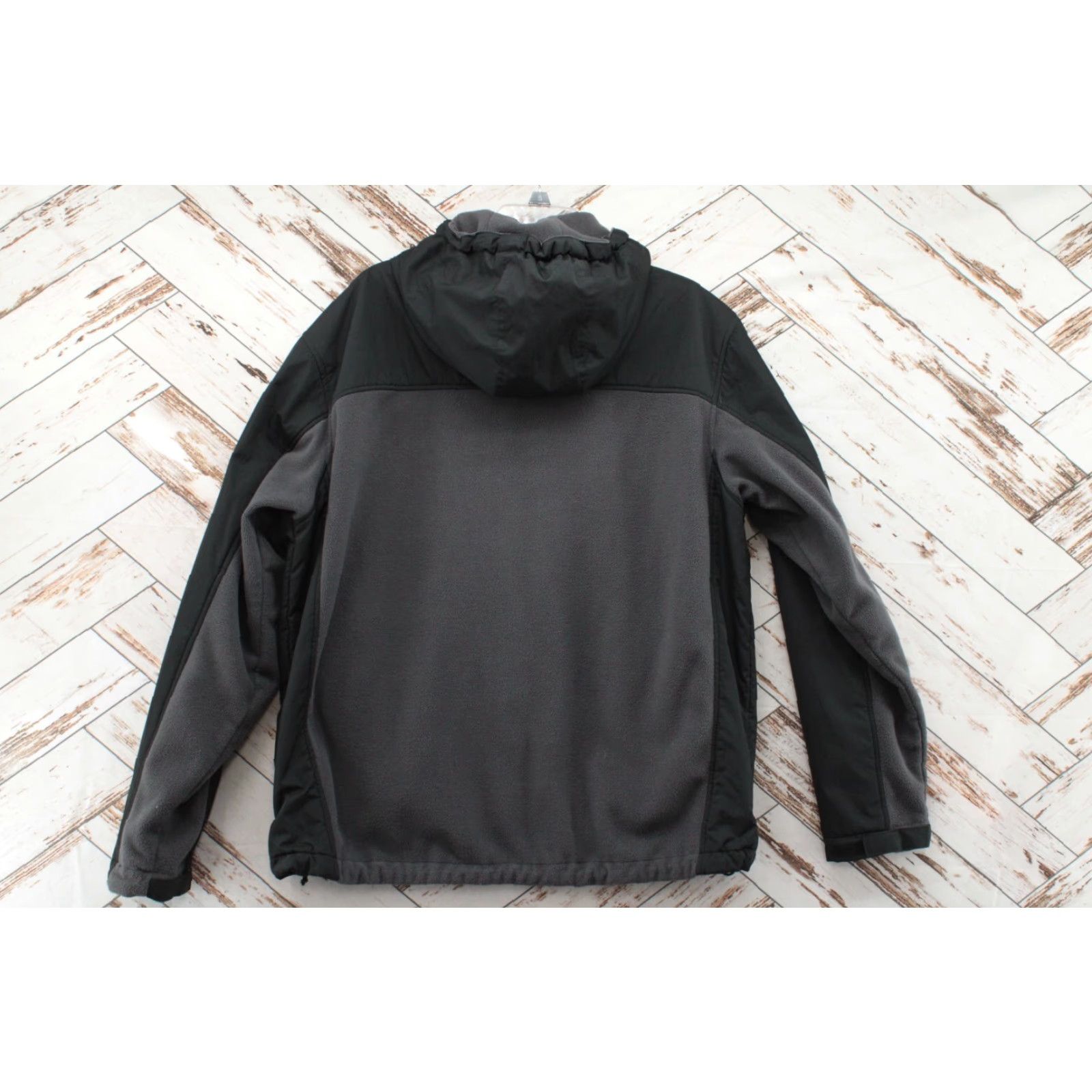 Vintage NORDICTRACK Fleece Coat Jacket Mens XL Gray Black Full Zip Hooded Pockets Cozy Coat Jacket Mens XL Gray Black Full Zip Hooded Pockets Cozy Size US XL / EU 56 / 4 - 4 Thumbnail