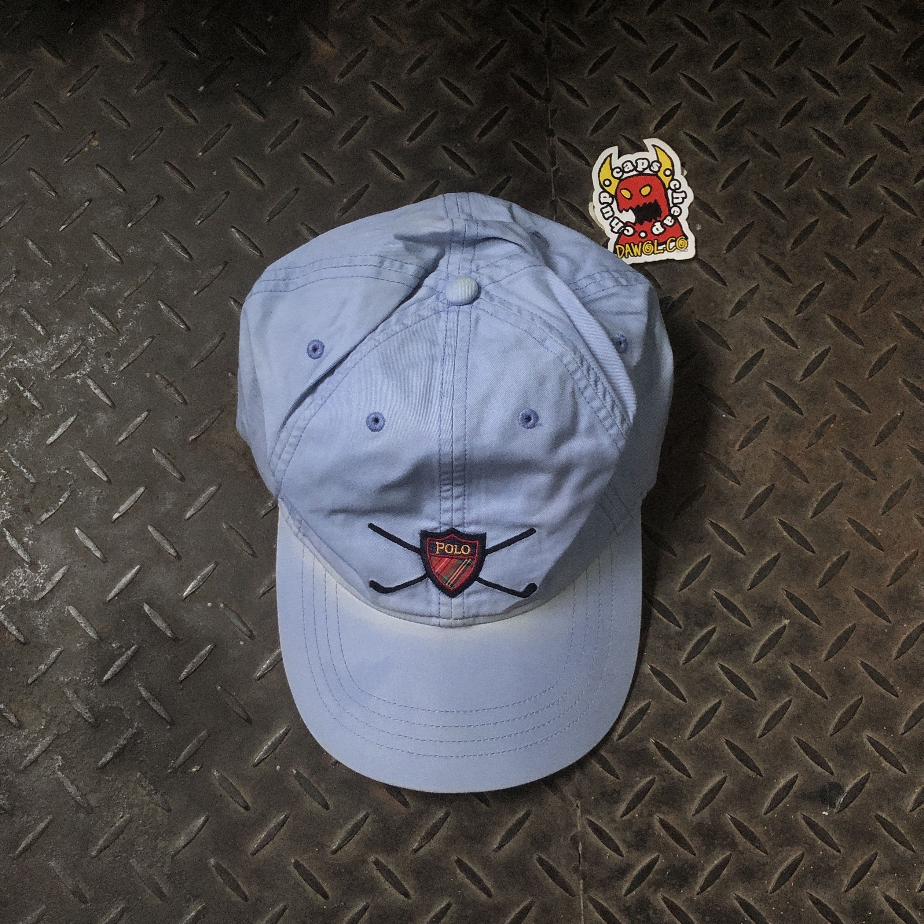 Polo Ralph Lauren Vintage Polo Sport Ralph Lauren Golf Logo Sunfaded Hat Size ONE SIZE - 1 Thumbnail