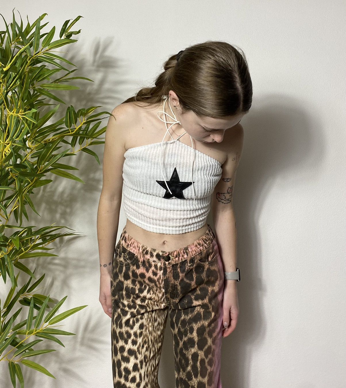 Vintage VINTAGE STAR CORE TIE TANK TOP Size M / US 6-8 / IT 42-44 - 3 Thumbnail