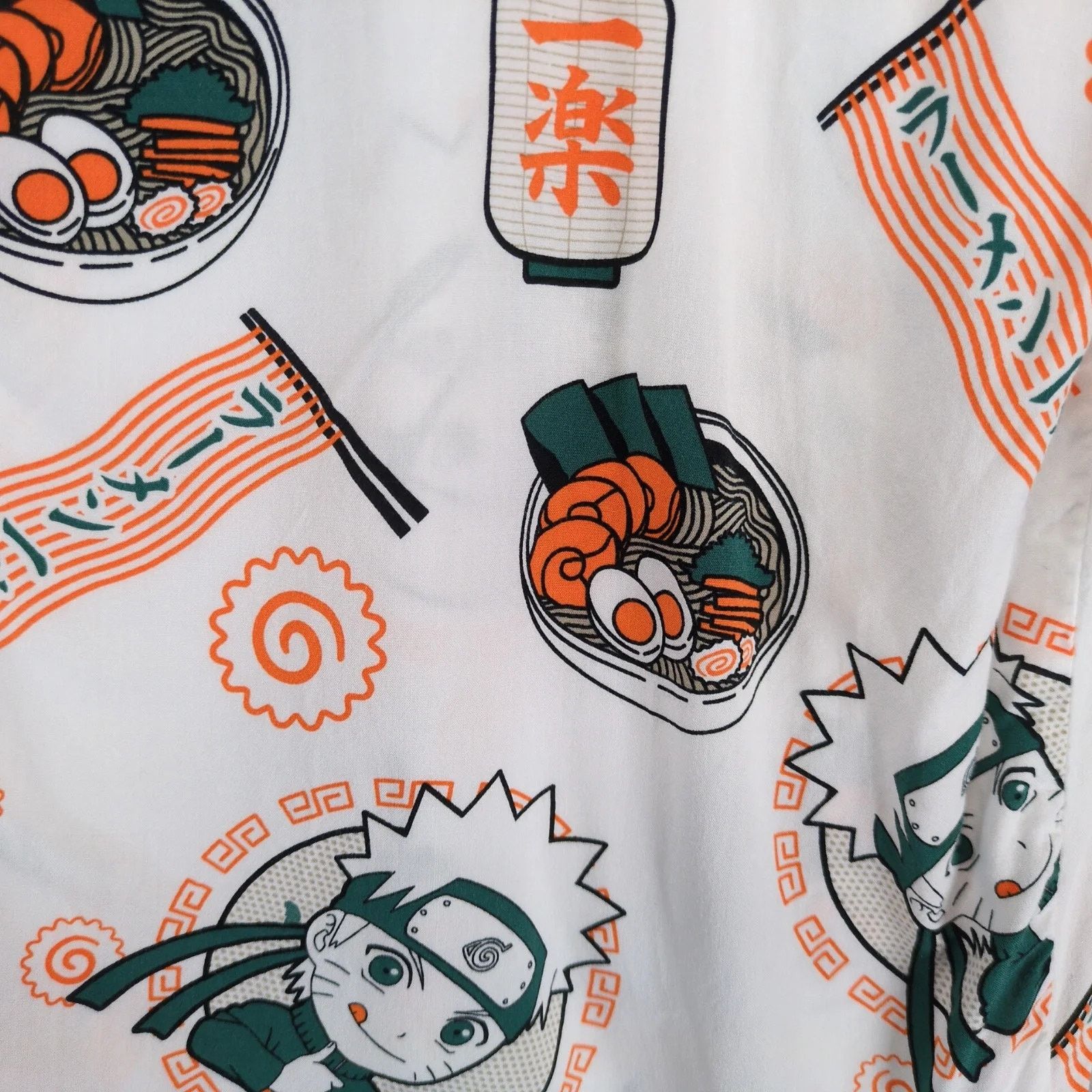 Other Naruto Shippuden Kishimoto Ramen Bowl Print Button Shirt L Size US L / EU 52-54 / 3 - 9 Thumbnail