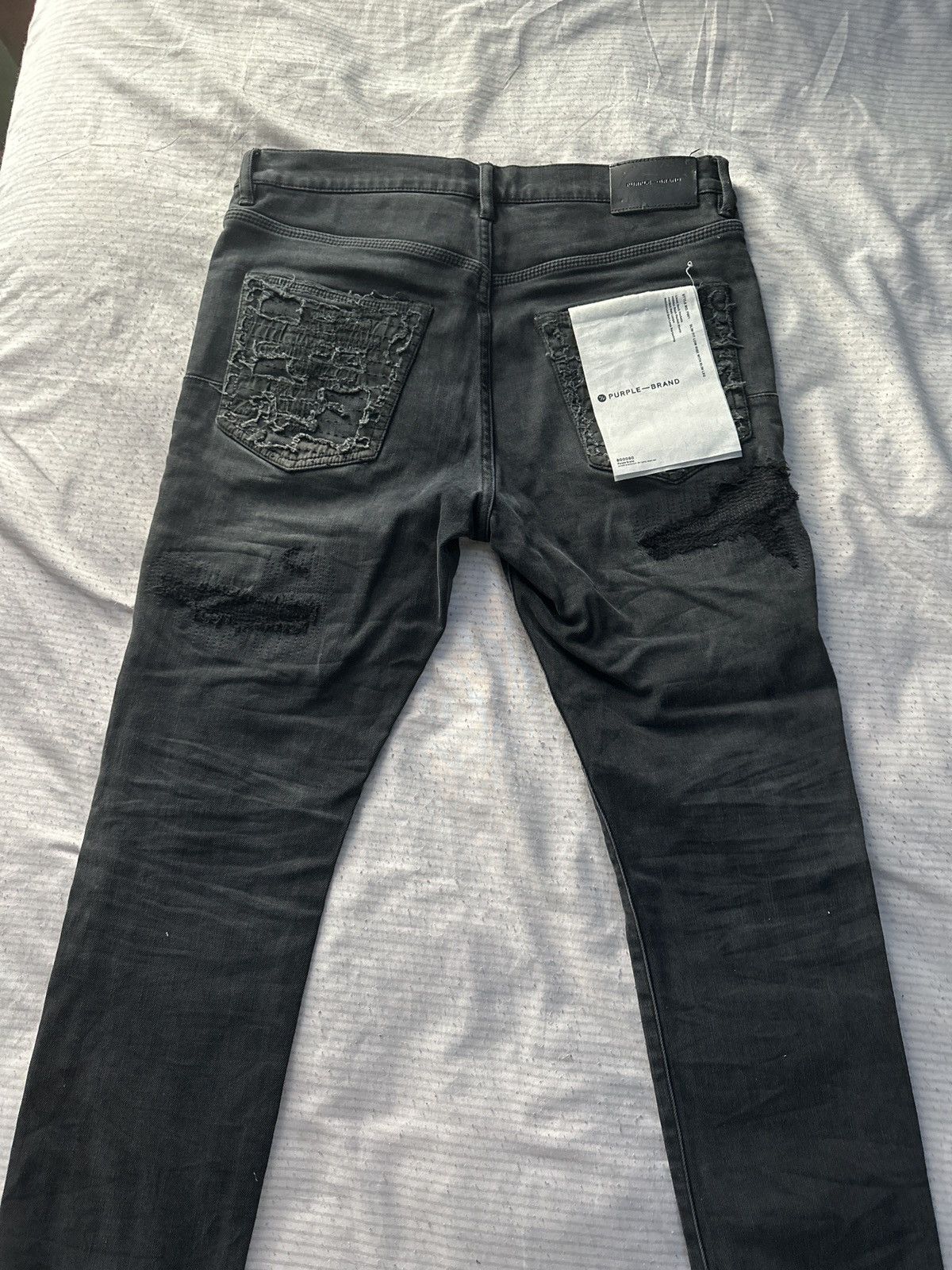 Purple Brand Purple Brand Quilted Denim Jeans Size US 32 / EU 48 - 4 Thumbnail