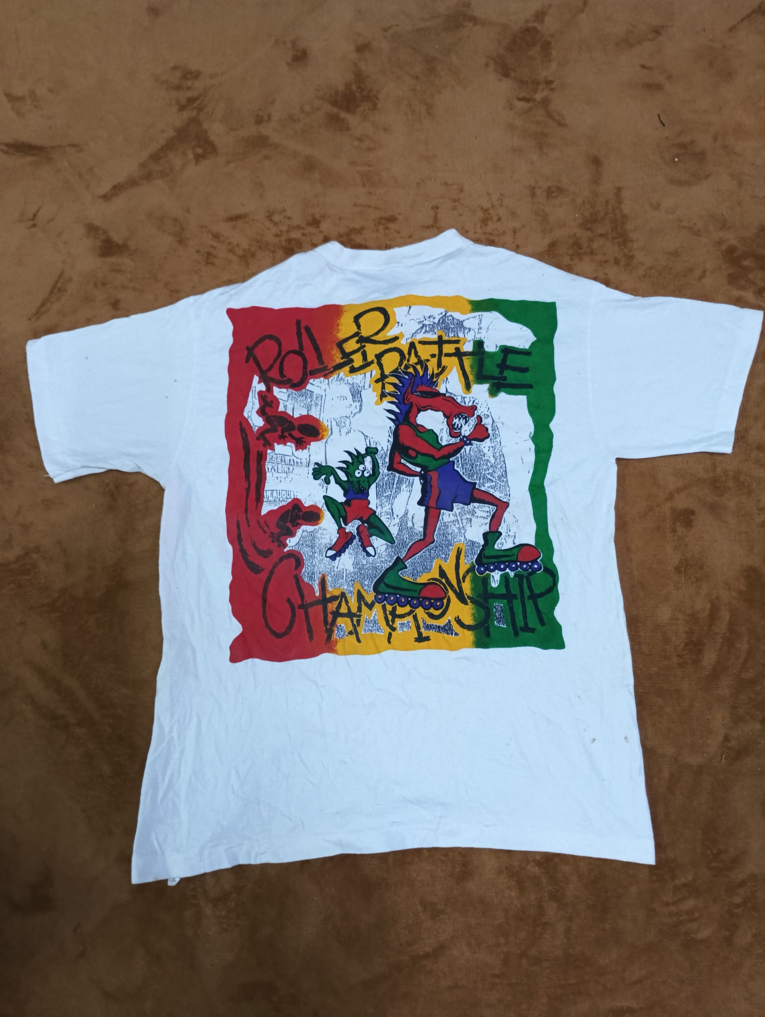 Vintage Vintage roller battle championship tees Size US L / EU 52-54 / 3 - 1 Thumbnail