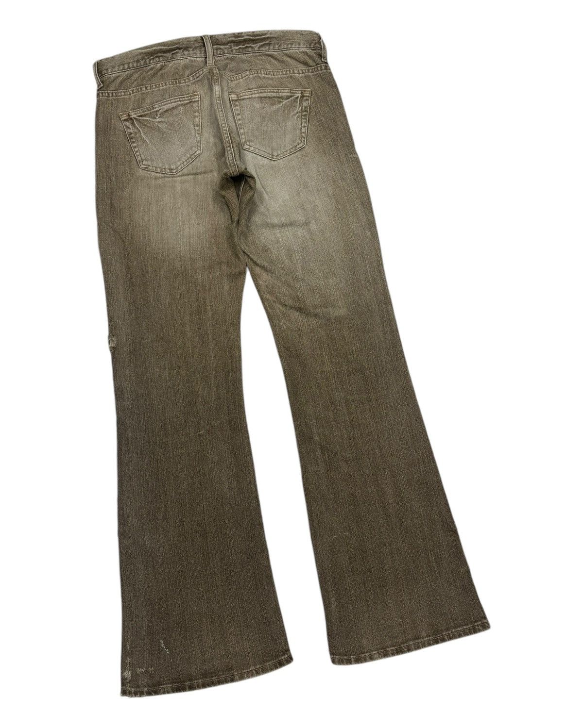 Hysteric Glamour × Japanese Brand 🔥SICK WASHED BROWN THEORIA DENIM PANTS Size US 30 / EU 46 - 6 Thumbnail