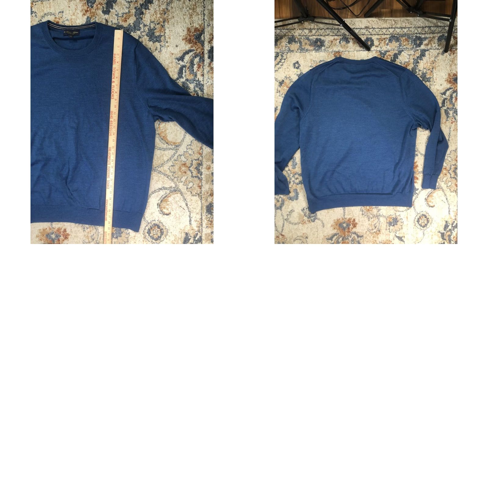 Brooks Brothers Brooks Brothers Sweater Mens 2XL Blue Italian Yarn Crewneck Pullover Knit Size US XXL / EU 58 / 5 - 8 Thumbnail