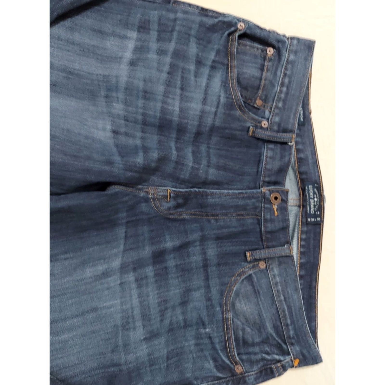 Lucky Brand Mens Lucky Brand 221 Jeans Stretch 36x30 Blue Denim Waist Pants Size US 36 / EU 52 - 5 Thumbnail