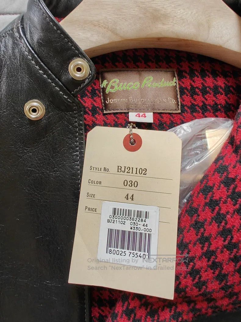 The Real McCoy's The Real McCoys J-31 Classic Pig's Milk Horseskin Motorcyc Size US XXL / EU 58 / 5 - 7 Thumbnail