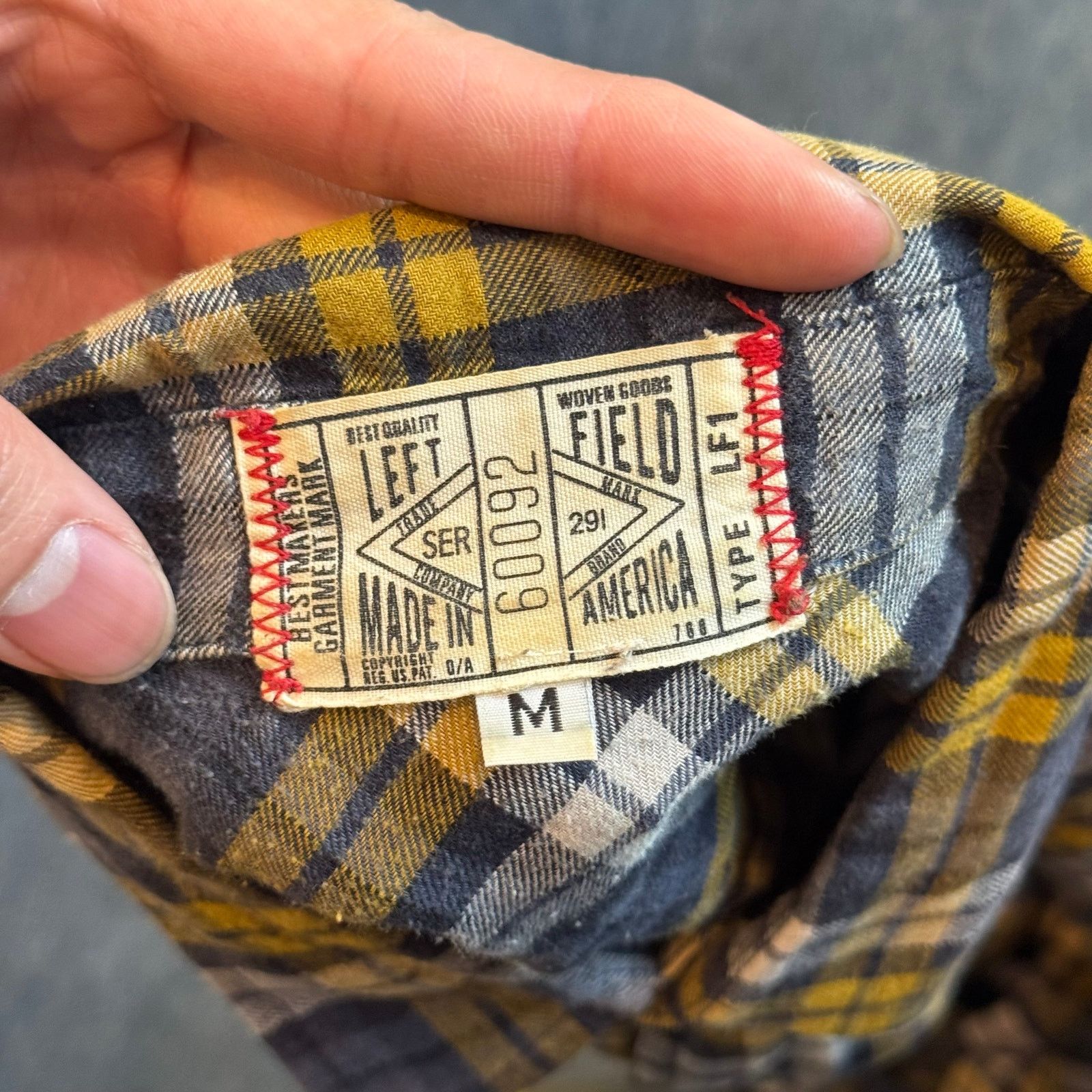 Left Field Nyc Left Field Flannel 100% cotton Japanese fabric Made in USA Size US M / EU 48-50 / 2 - 3 Thumbnail