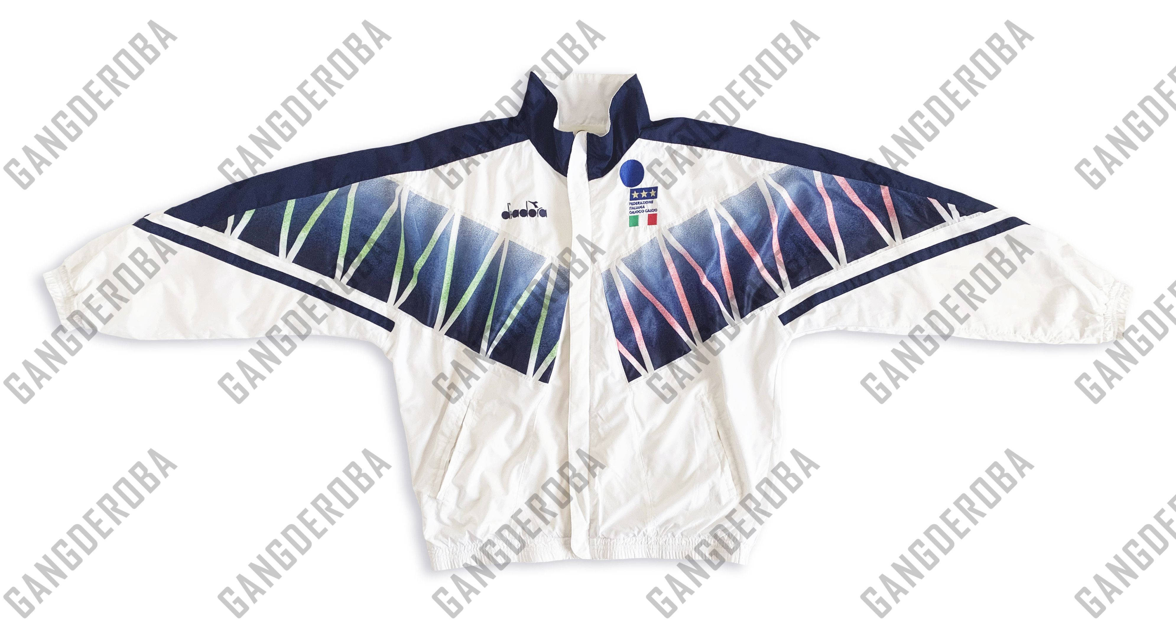 Diadora RARE Vintage 1994 DIADORA ITALY Windbreaker Jacket World Cup Size US M / EU 48-50 / 2 - 6 Thumbnail