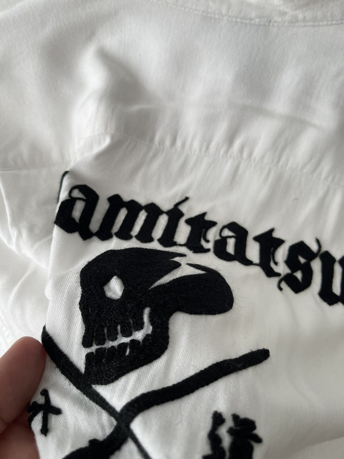 20471120 × Hysteric Glamour × Japanese Brand Gado x Namitatsu Skull button ups Rayon shirt Size US M / EU 48-50 / 2 - 6 Thumbnail