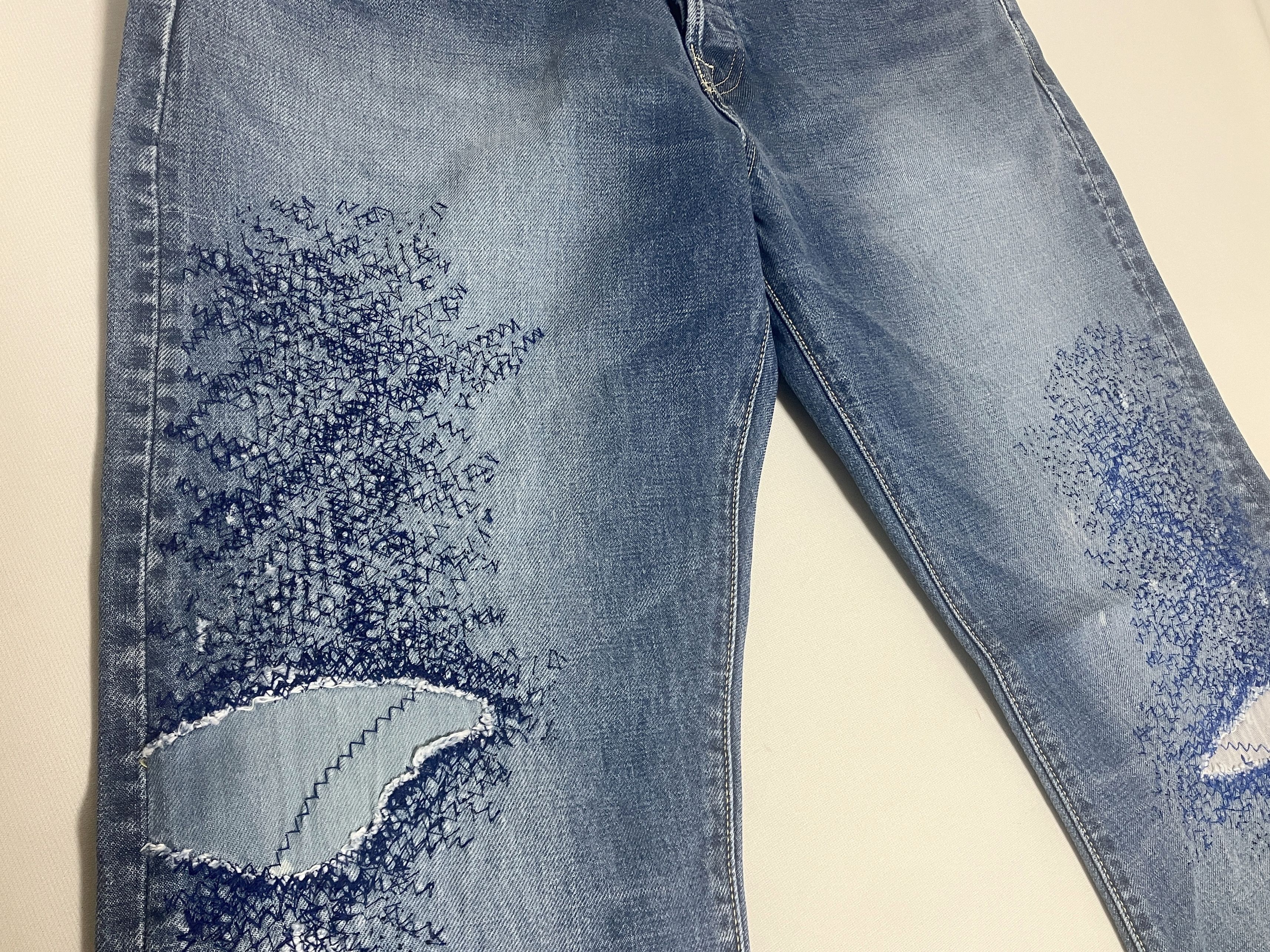 Kapital KAPITAL 14oz indigo denim pants monkey cisco jeans 3year 36 Size US 36 / EU 52 - 3 Thumbnail