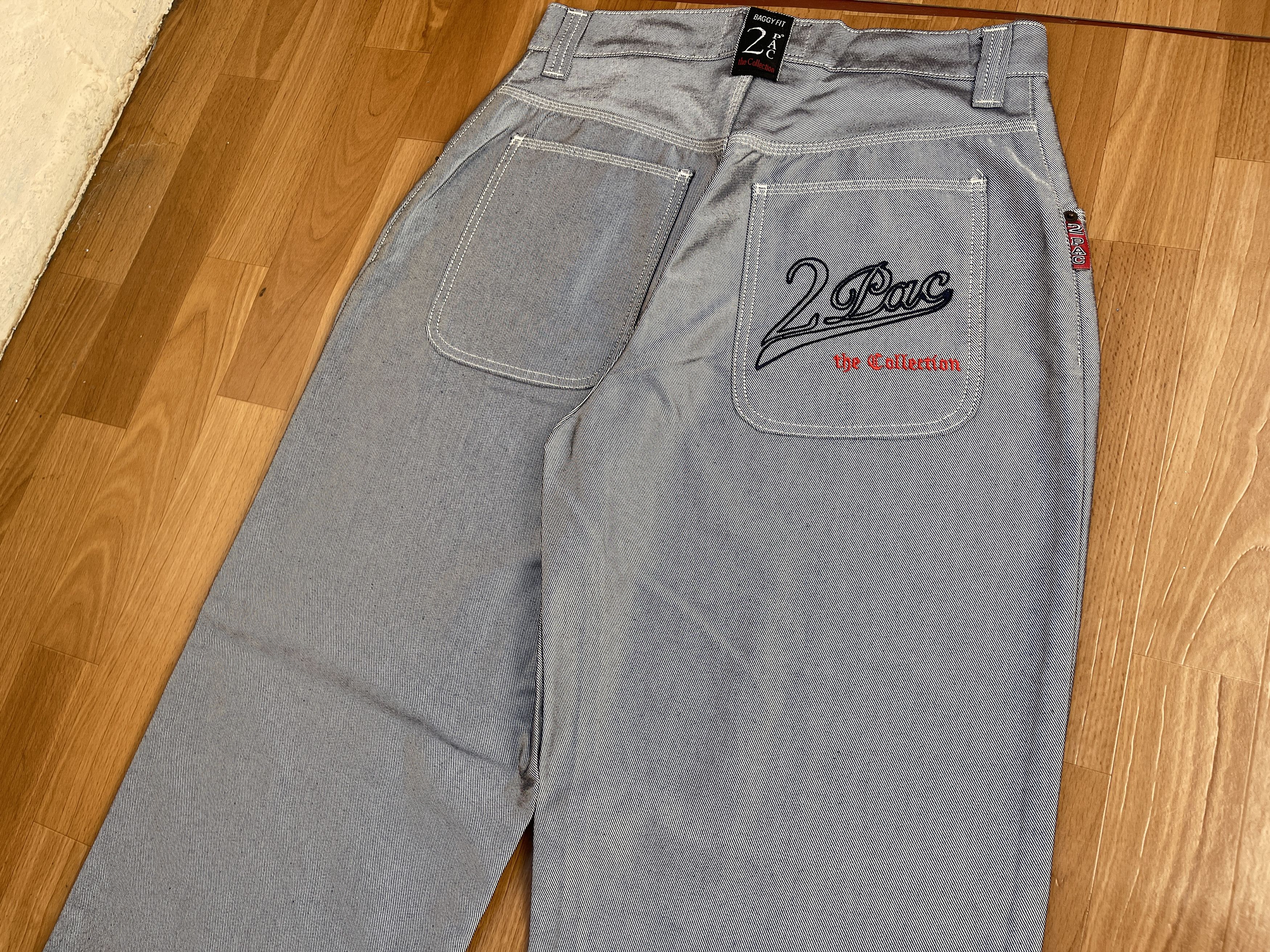 Other 2PAC jeans, shiny, silver metallic vintage baggy Makaveli 32 Size US 32 / EU 48 - 5 Thumbnail