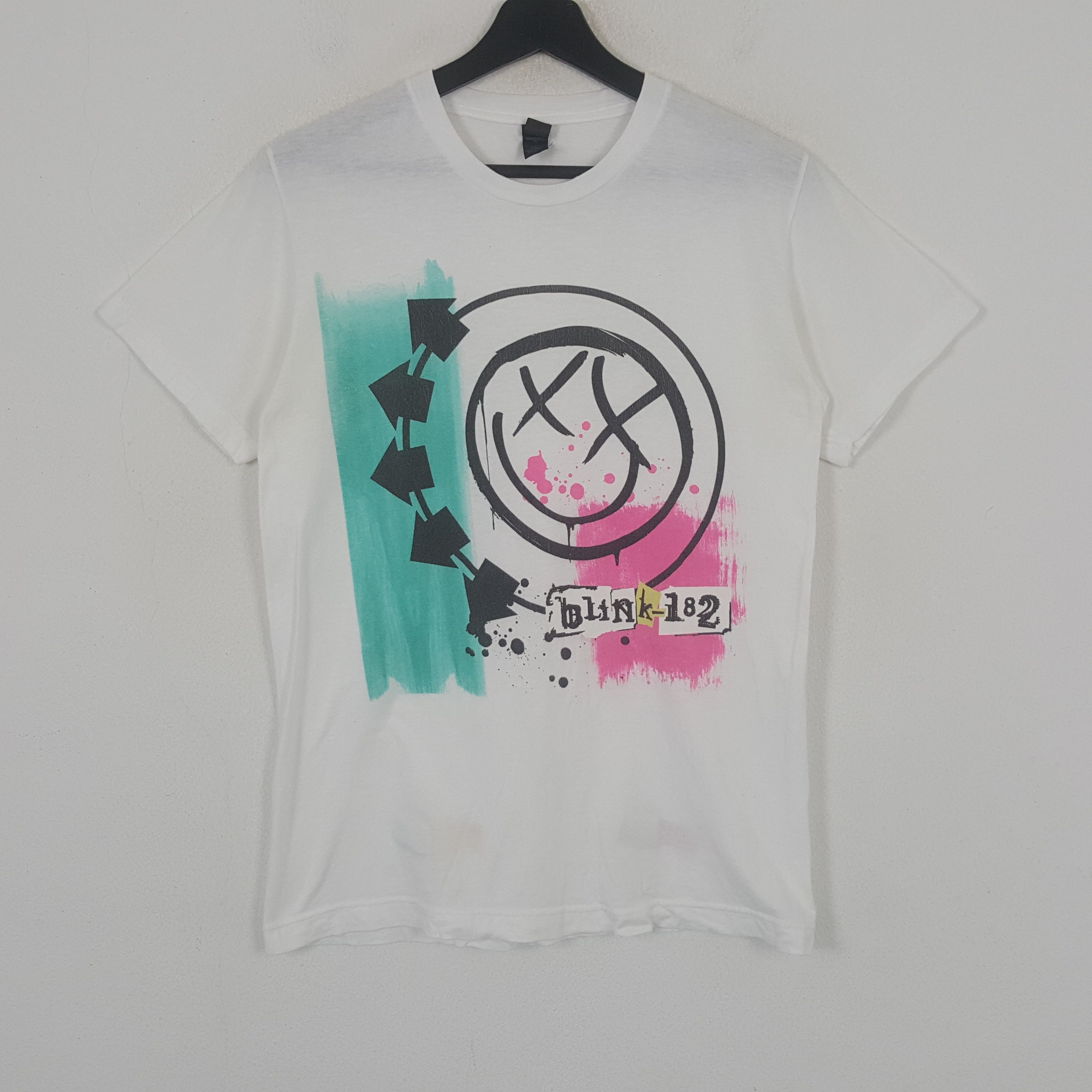 Band Tees × Tultex × Vintage BLINK-182 Rock Band Music Tshirt C285N8 Size US S / EU 44-46 / 1 - 1 Thumbnail