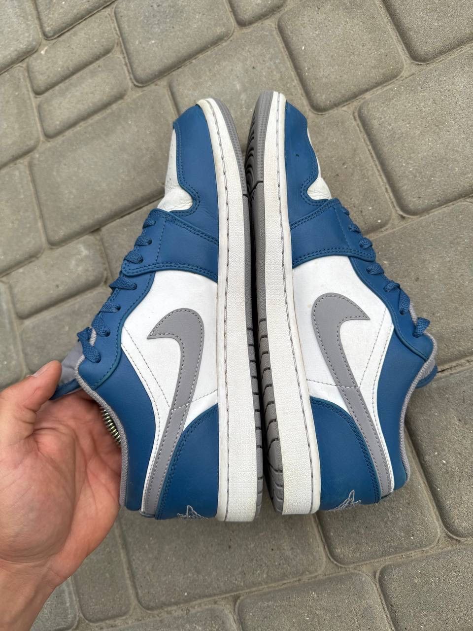 Jordan Brand Nike Air Jordan 1Low True Blue Uk 10 Size US 11.5 / EU 44-45 - 11 Thumbnail