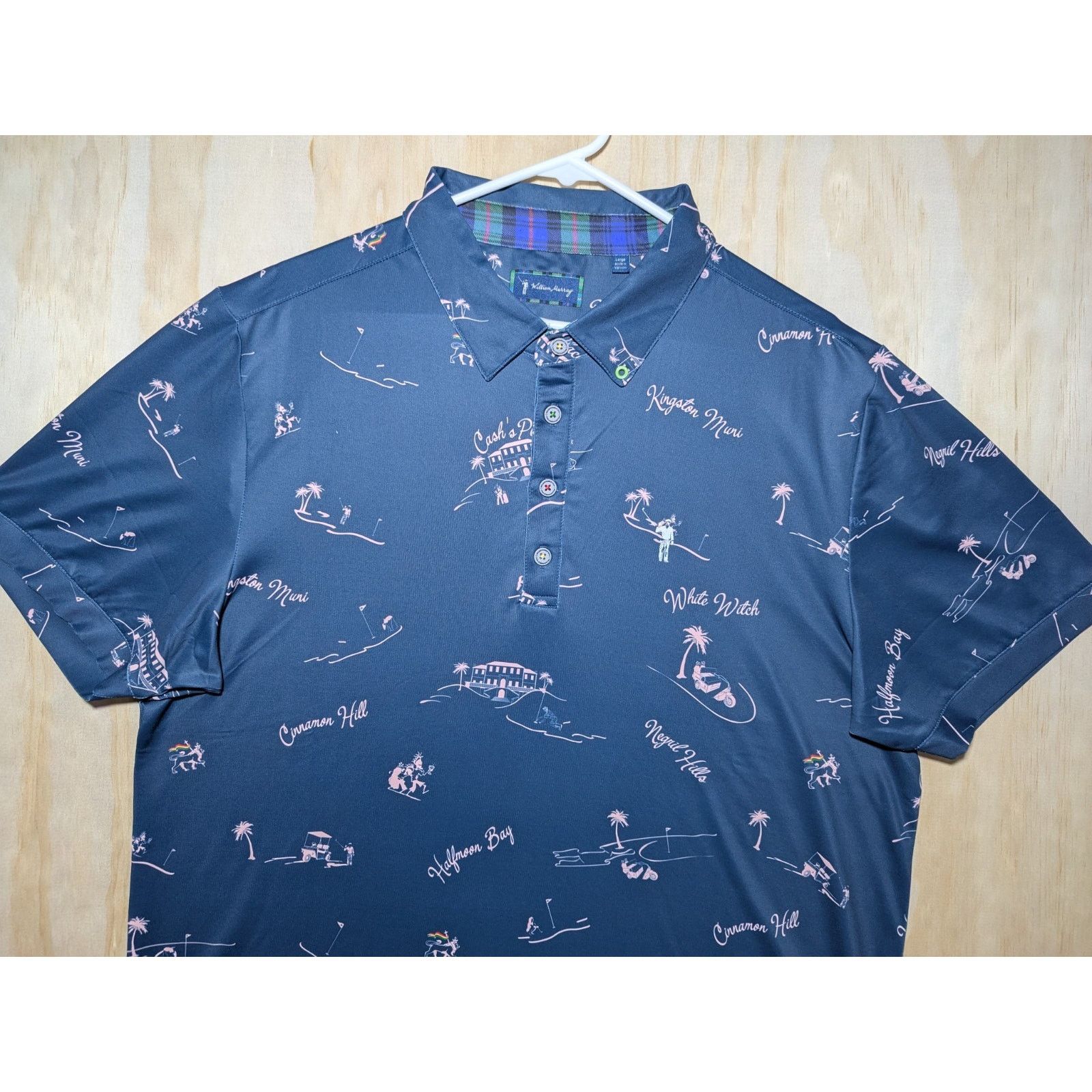 Other William Murray Men's Large Golf Polo Jamaica Courses Stretch Size US L / EU 52-54 / 3 - 3 Thumbnail