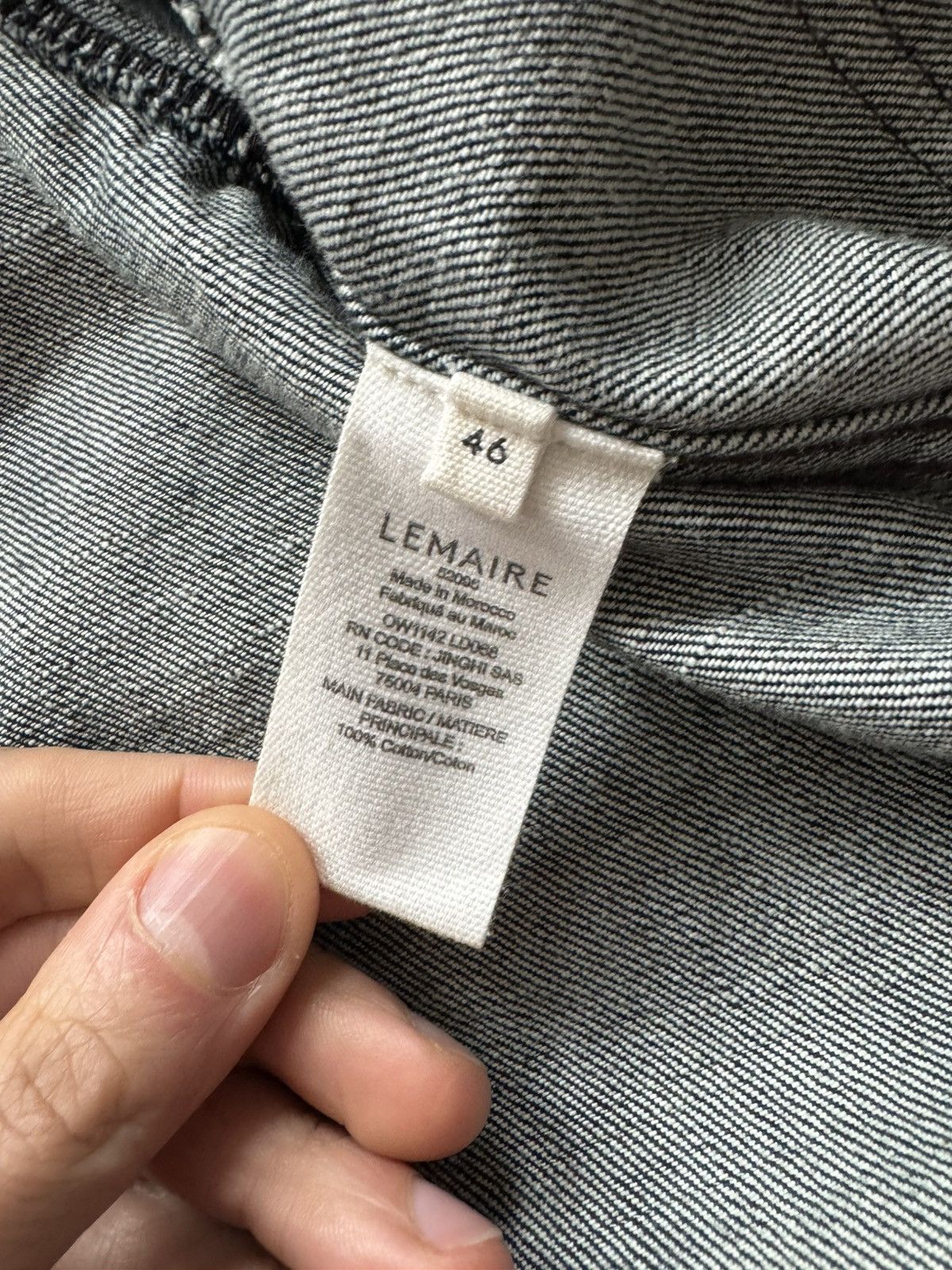 Lemaire Lemaire Indigo Trucker Jacket (46) Size US S / EU 44-46 / 1 - 3 Thumbnail