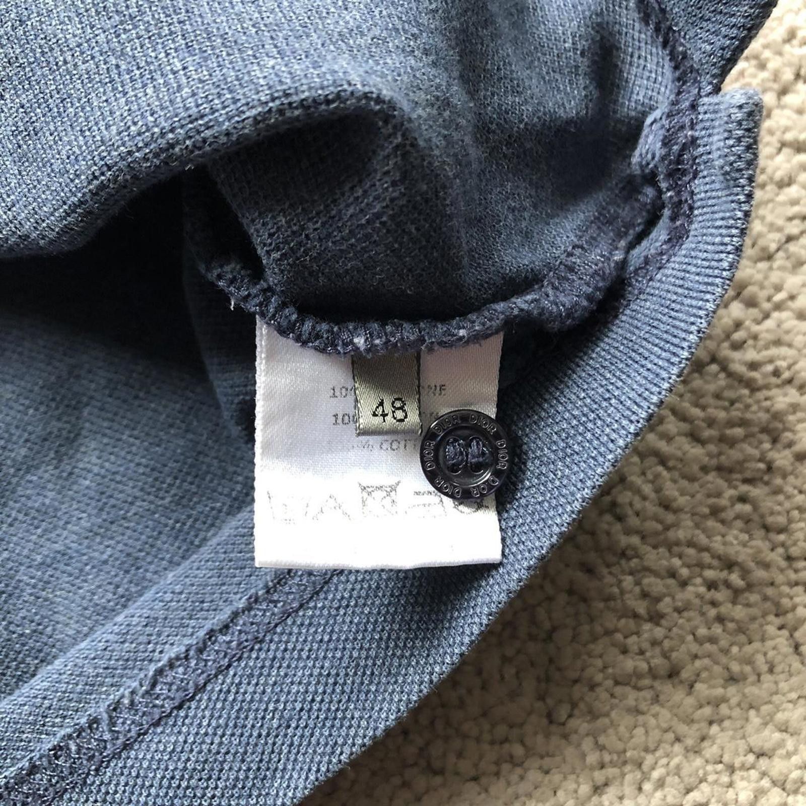 Dior Dior Homme Longsleeve Bee Polo Shirt Size US M / EU 48-50 / 2 - 4 Thumbnail
