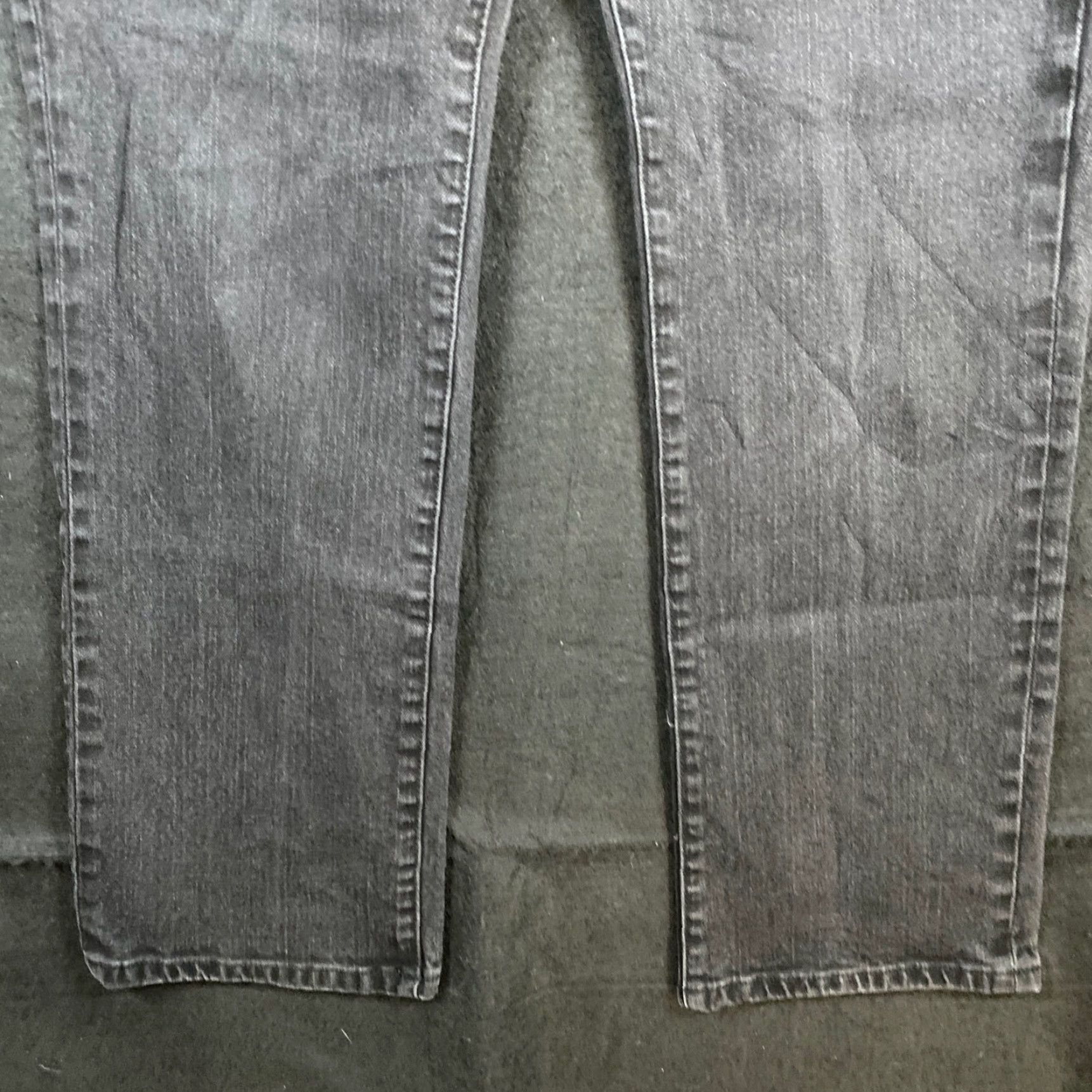 Ralph Lauren Lauren Ralph Lauren Jeans Black Denim Straight 8 Womens Regular High Rise 30 Inseam Cotton Spandex Stretch 5-Pocket Easy Care Size 30" / US 8 / IT 44 - 3 Thumbnail