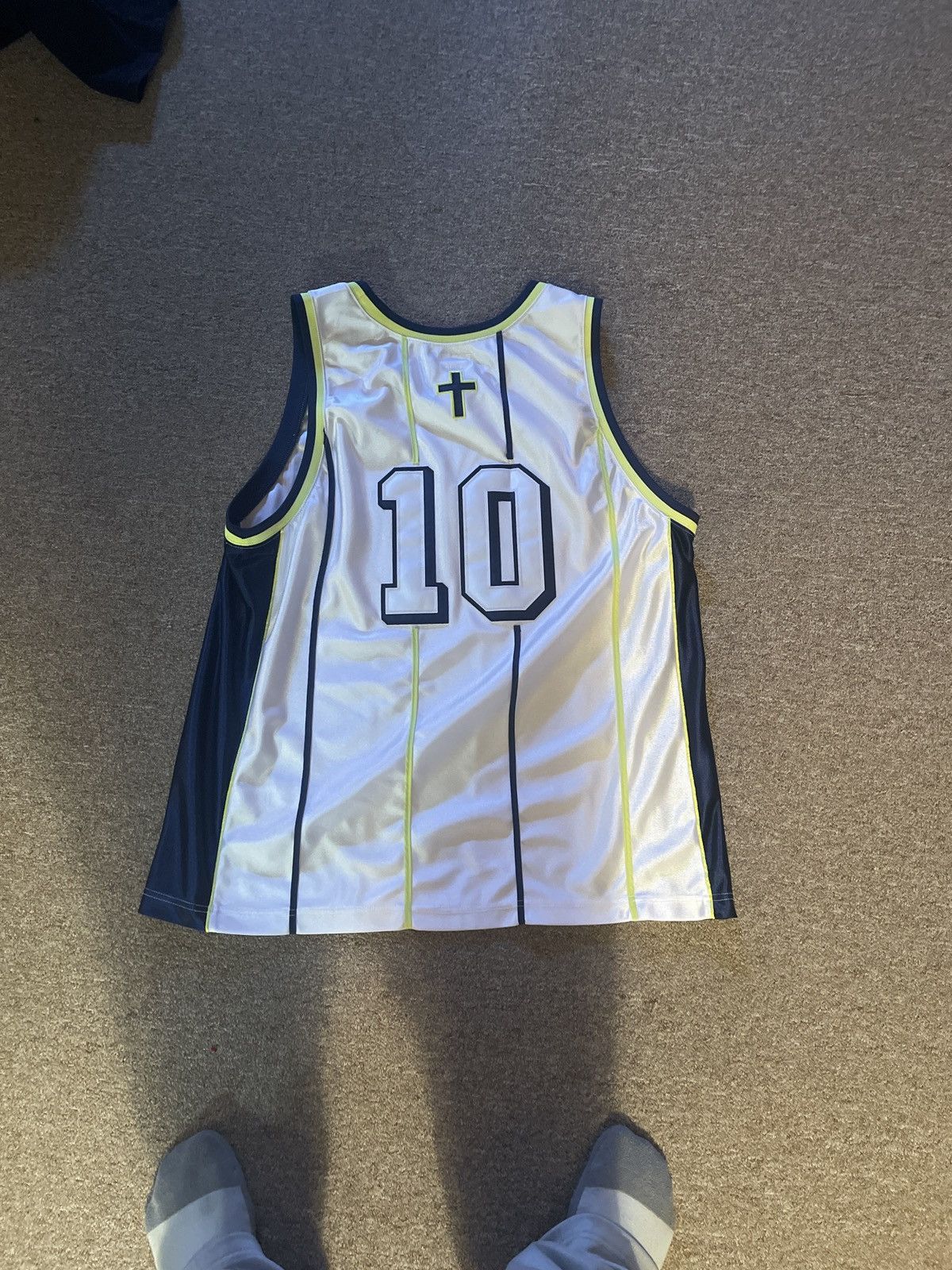 Supreme St Supreme White Basketball Jersey Size US XL / EU 56 / 4 - 2 Thumbnail