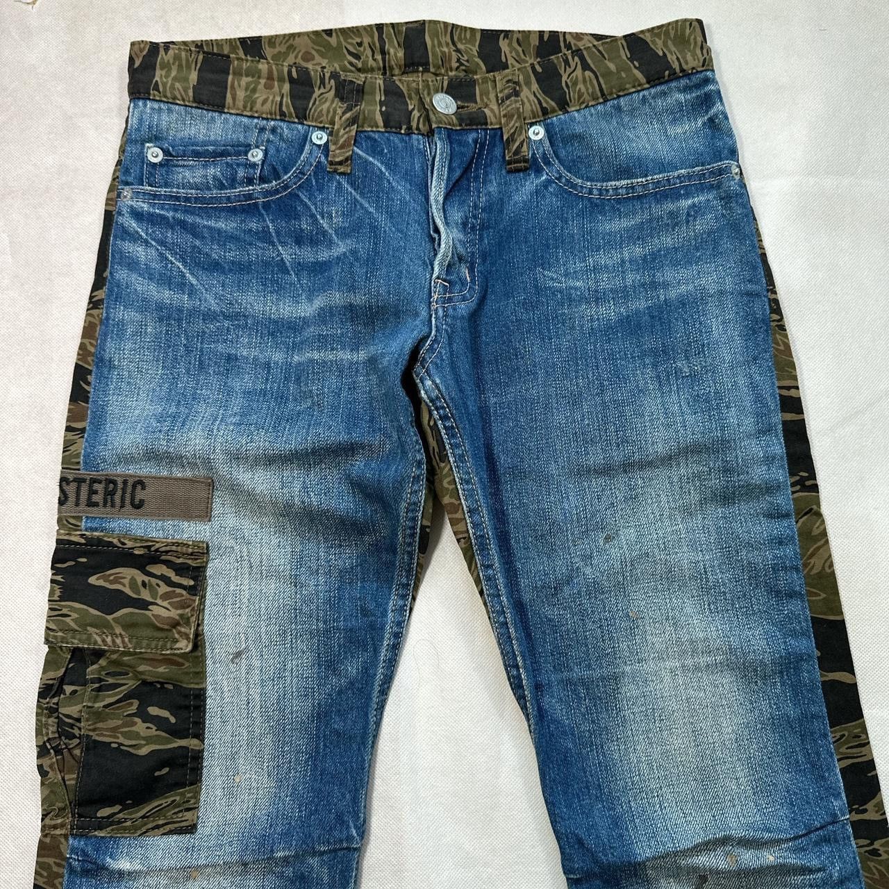 Hysteric Glamour Hysteric Glamour 2009 Tiger Camo Split Denim Jeans Size US 28 / EU 44 - 3 Thumbnail
