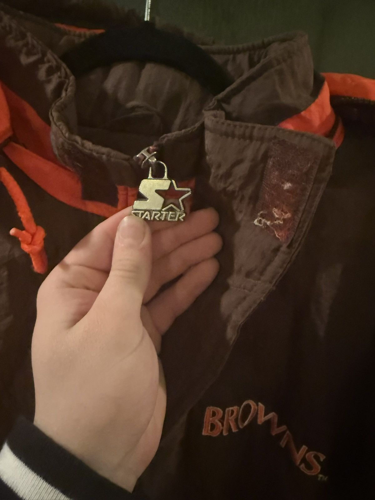 Starter Vintage Browns Starter Jacket XL Size US XL / EU 56 / 4 - 4 Thumbnail
