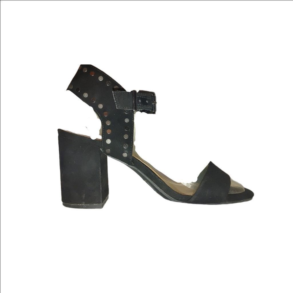MAX&Co. Max Studio Serenity Micro Suede Block Heel Sandals Size 9M Size US 9 / IT 39 - 1 Thumbnail