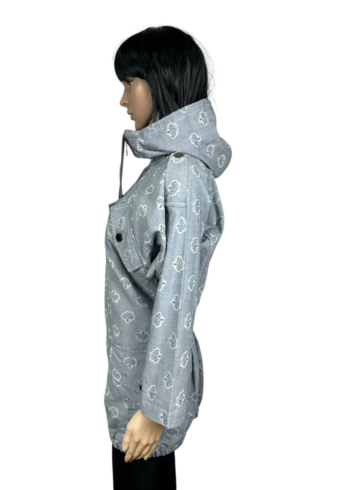 Mulberry Mulberry Monogram Printed Cotton Parka Jacket size US 4 Size S / US 4 / IT 40 - 7 Thumbnail