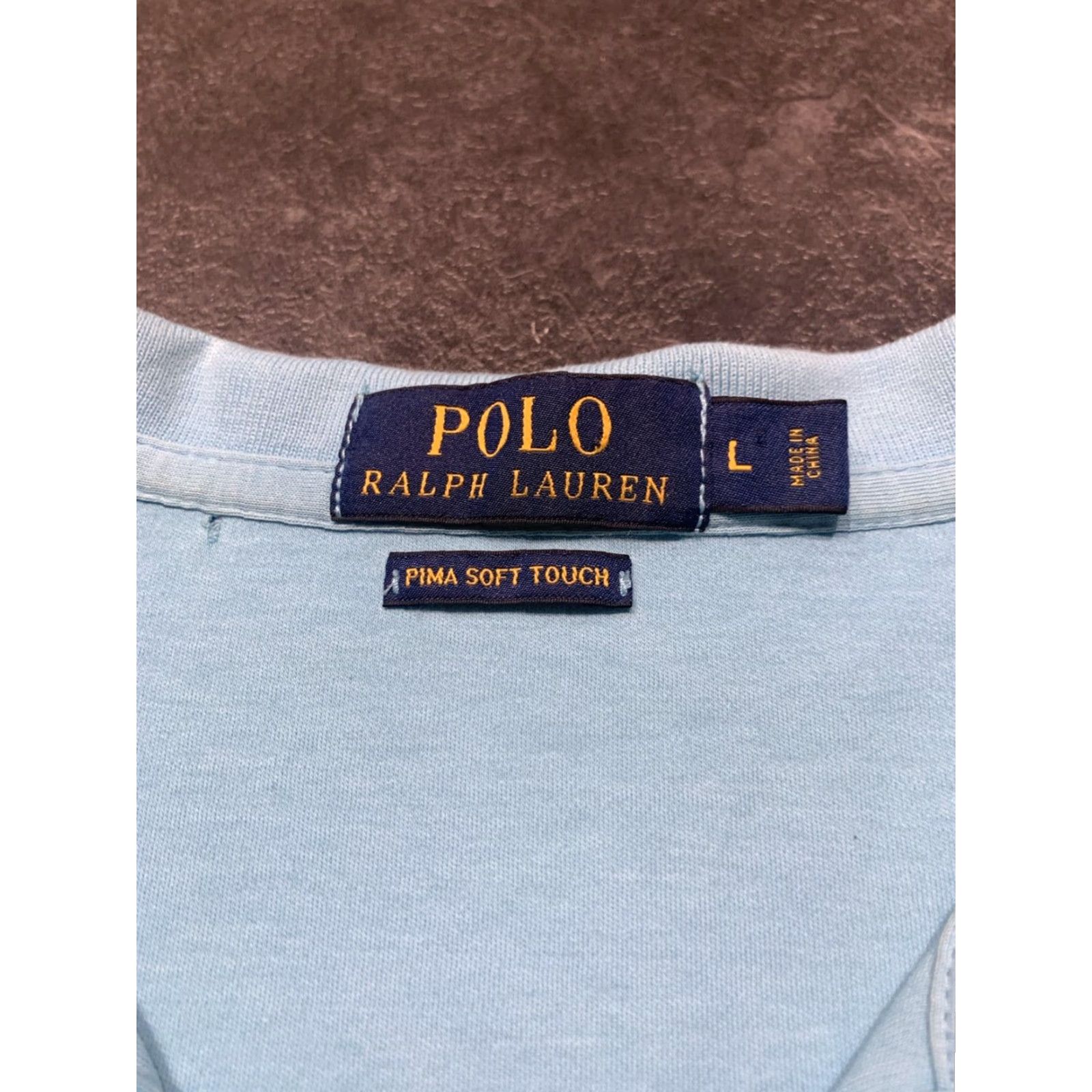 Ralph Lauren Ralph Lauren Polo Shirt Golf Men’s L Blue Solid Cotton Knit Short Sleeve Polo Shirt M/L Regular Fit Golf Size US L / EU 52-54 / 3 - 4 Thumbnail