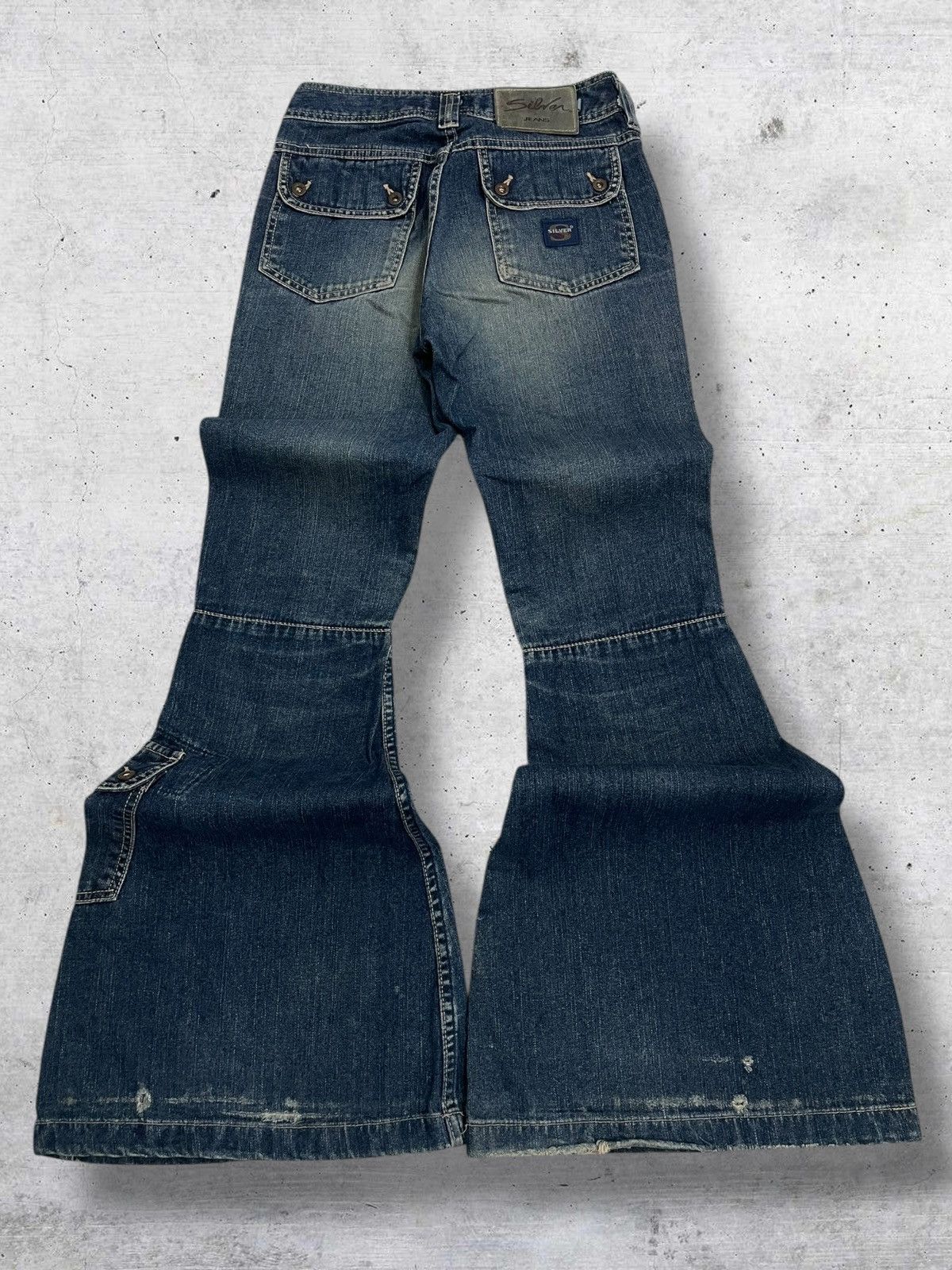 Japanese Brand VINTAGE SILVER CLOTHING COMPANY DESIGNER 90S BOOTCUT DENIM Size US 26 / EU 42 - 9 Thumbnail