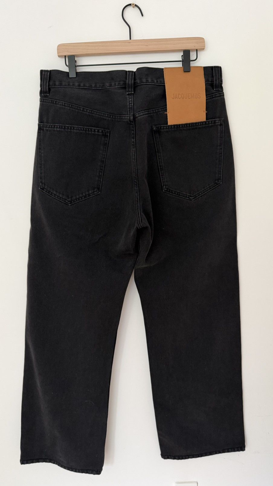 Jacquemus Jacquemus - “Les Sculptures” Faded Loose Fit Black Jeans Size US 34 / EU 50 - 6 Thumbnail