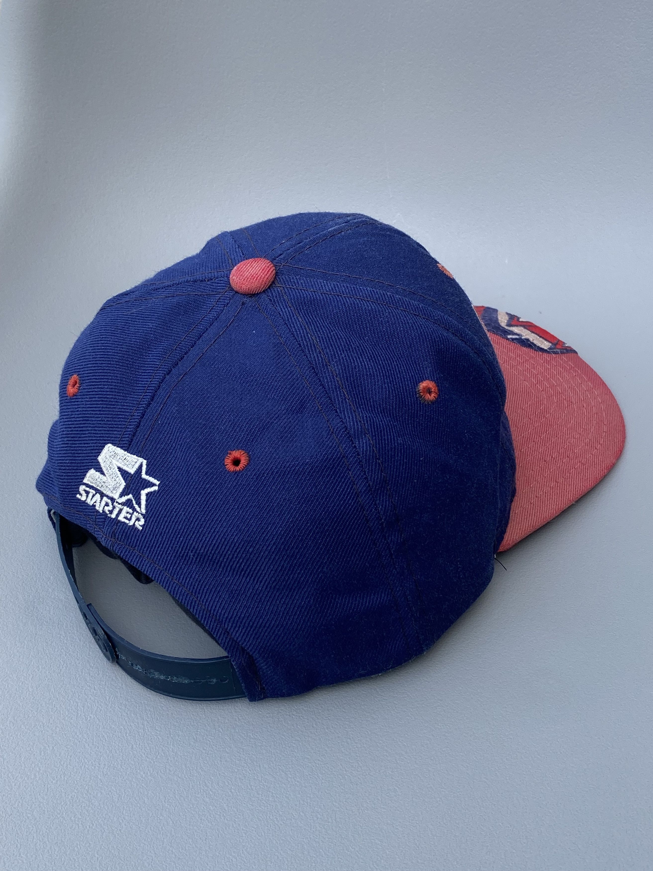 MLB × Starter × Vintage Vintage Starter Clevland Indians Big logo The Game Cap Hat Size ONE SIZE - 6 Thumbnail