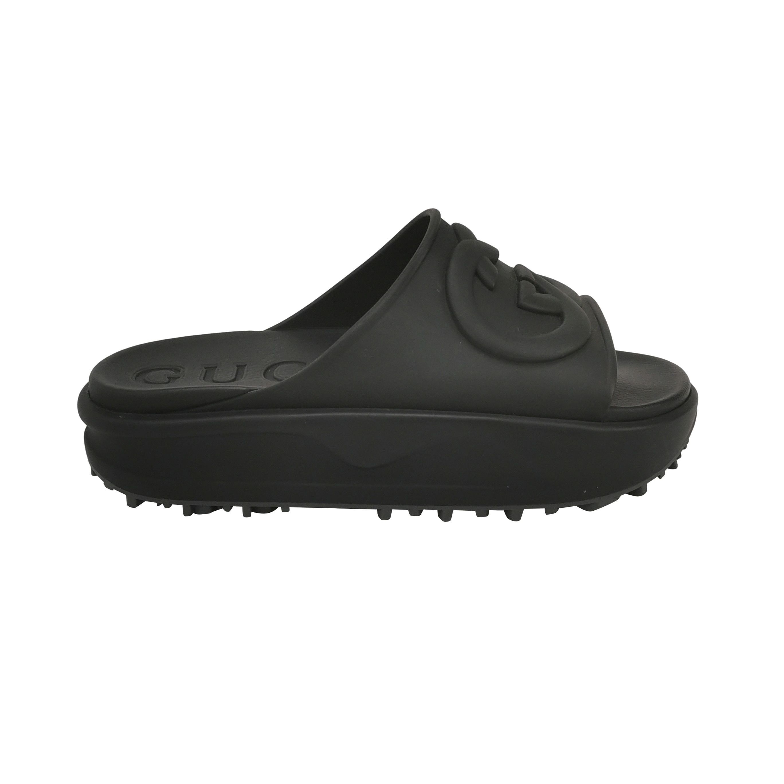 Gucci Gucci Interlocking G Platform Slides 40 Size US 9 / IT 39 - 1 Thumbnail