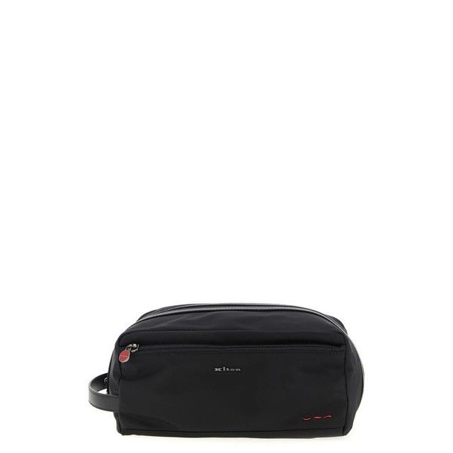 Kiton KITON Black Nylon Vanity Bag New & Authentic Size ONE SIZE - 1 Thumbnail